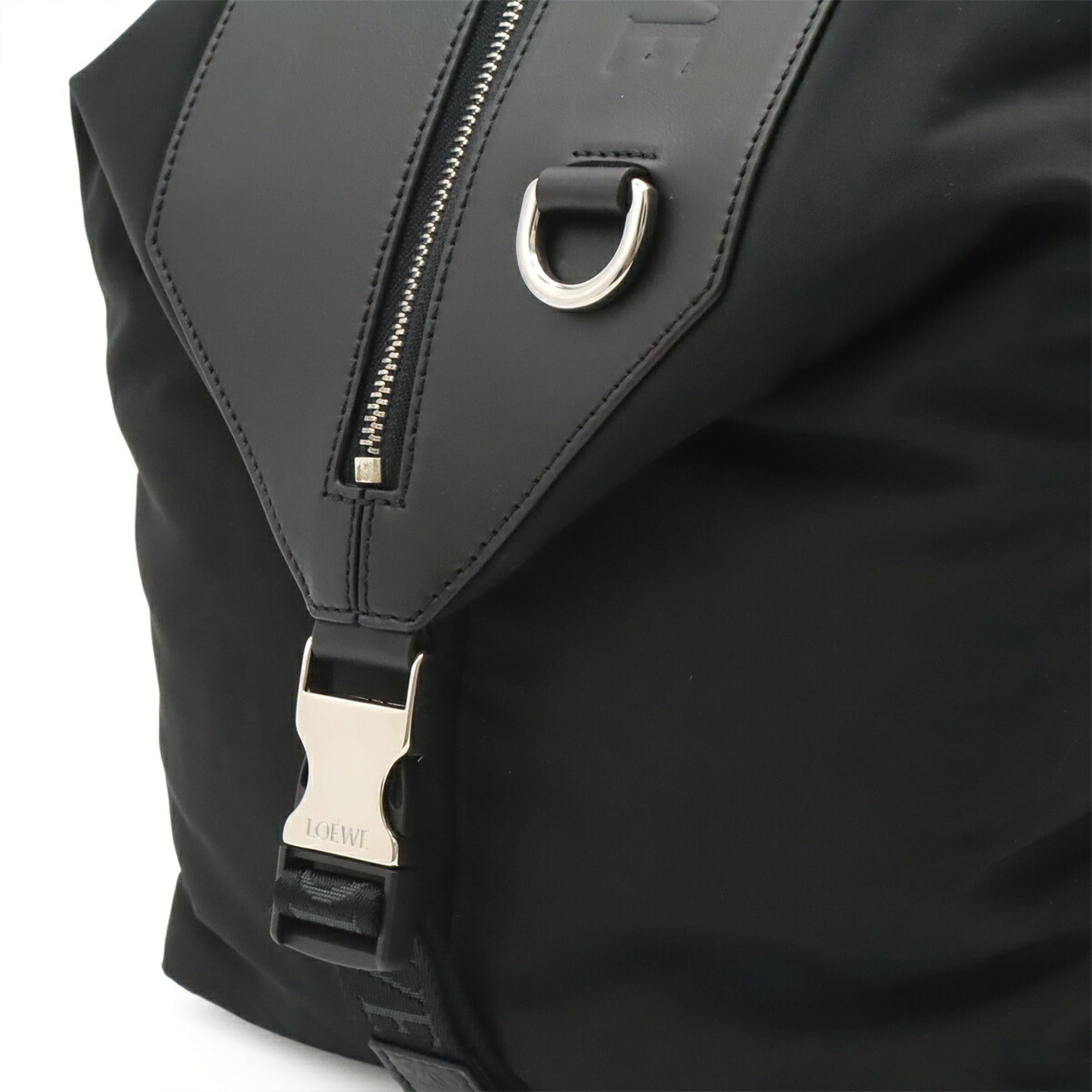 Loewe Black Nylon Backpack Shoulder Bag (Pre-Owned)