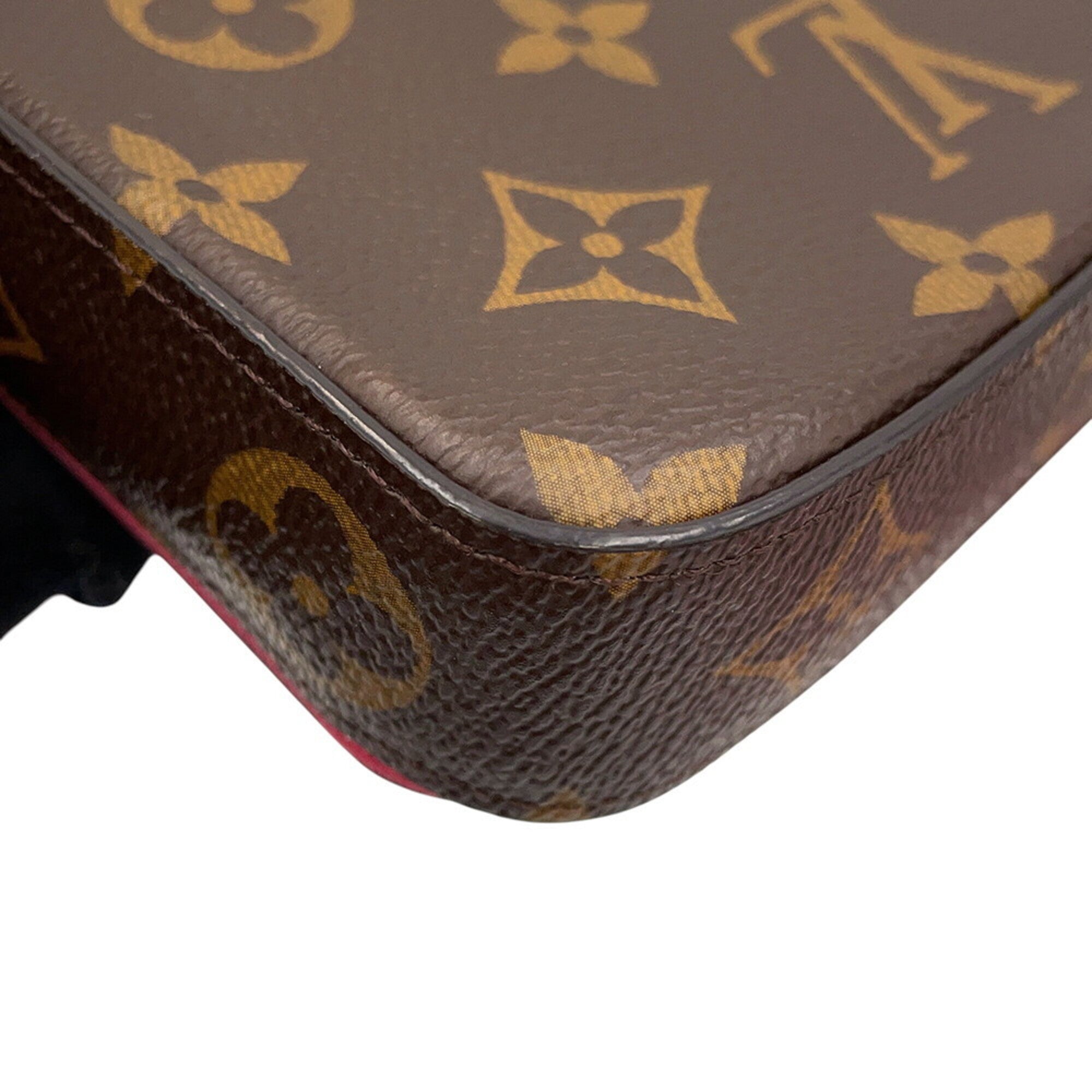 Louis Vuitton Monogram Brown Monogram Chain/Shoulder Wallet (Pre-Owned)