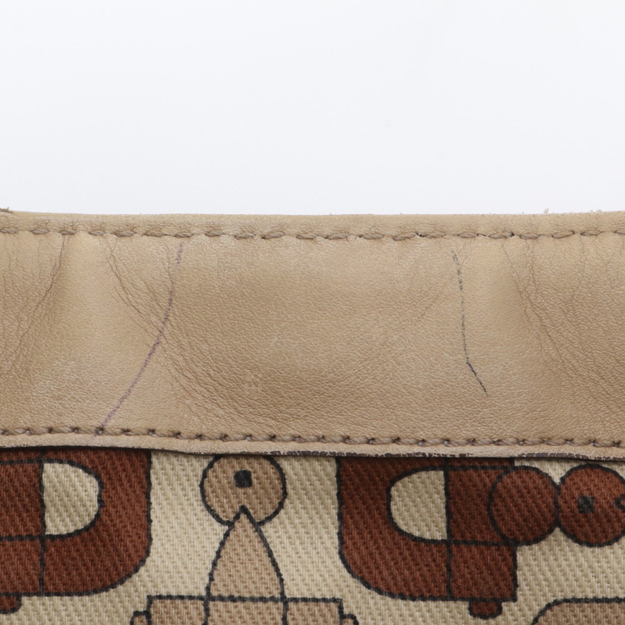 Gucci Brown Leather Handbag Shoulder Bag Tote Bag (Pre-Owned)