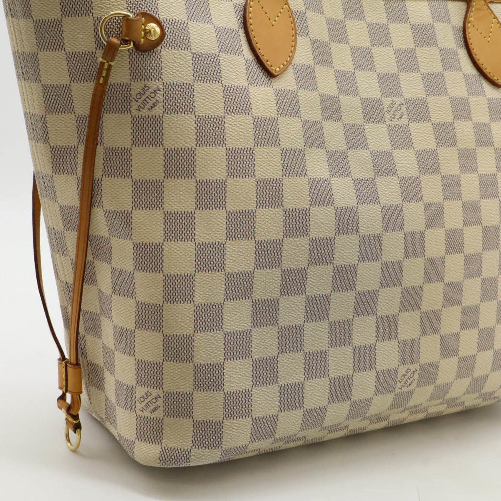 Louis Vuitton Damier Azur Ivory Damier Azur Shoulder Bag Tote Bag (Pre-Owned)
