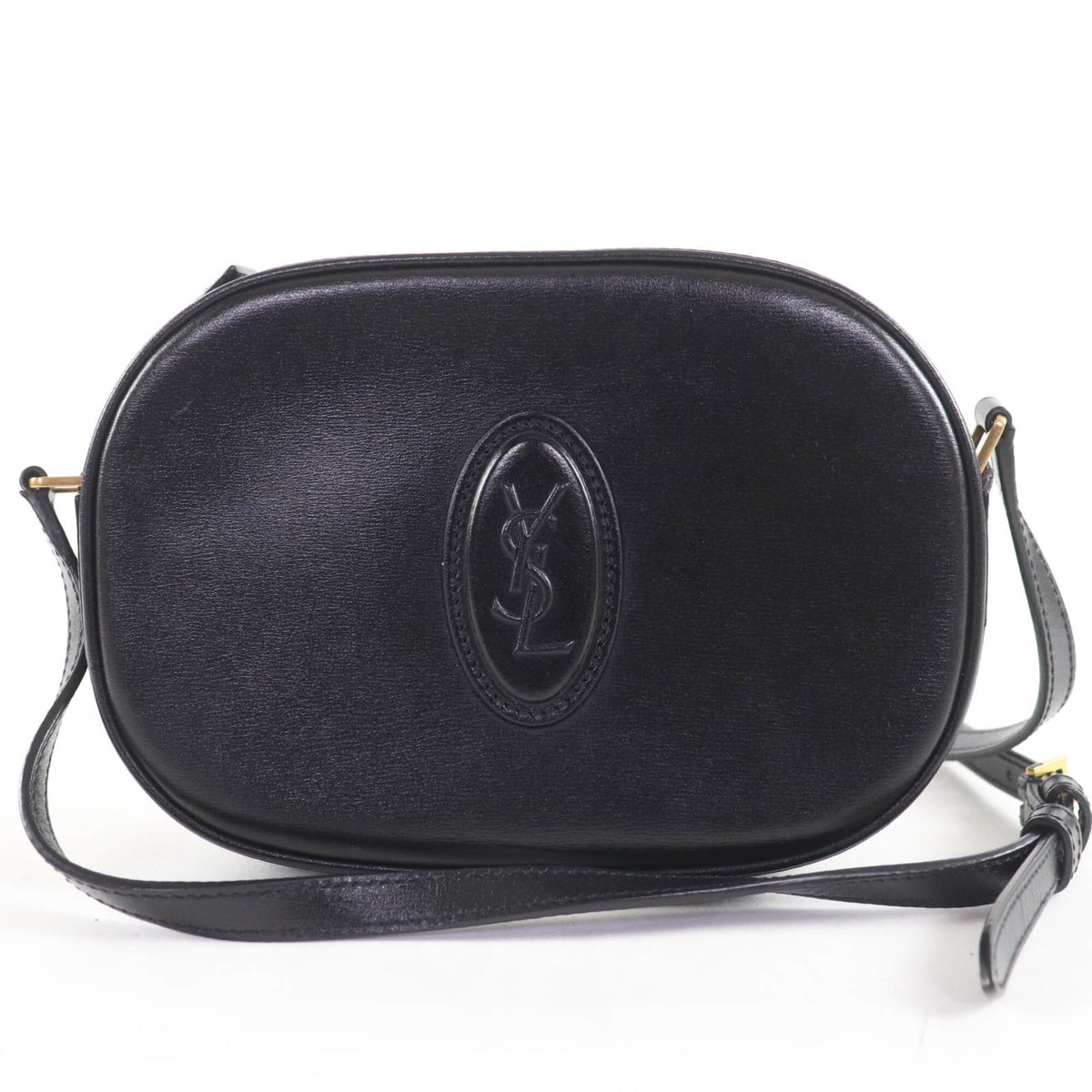 Saint Laurent Black Leather Shoulder Bag (Pre-Owned)