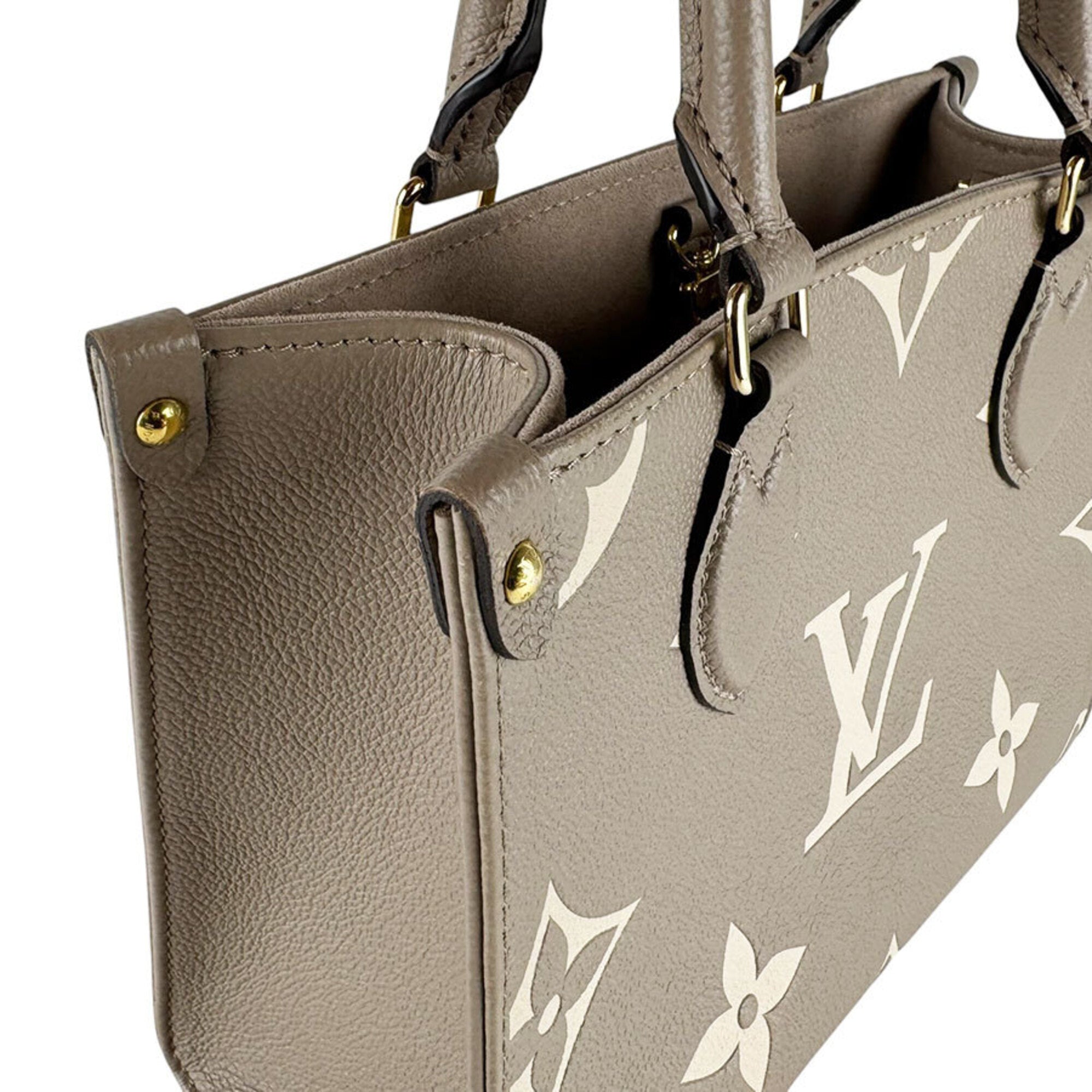 Louis Vuitton Tourterelle Monogram Empreinte Handbag (Pre-Owned)