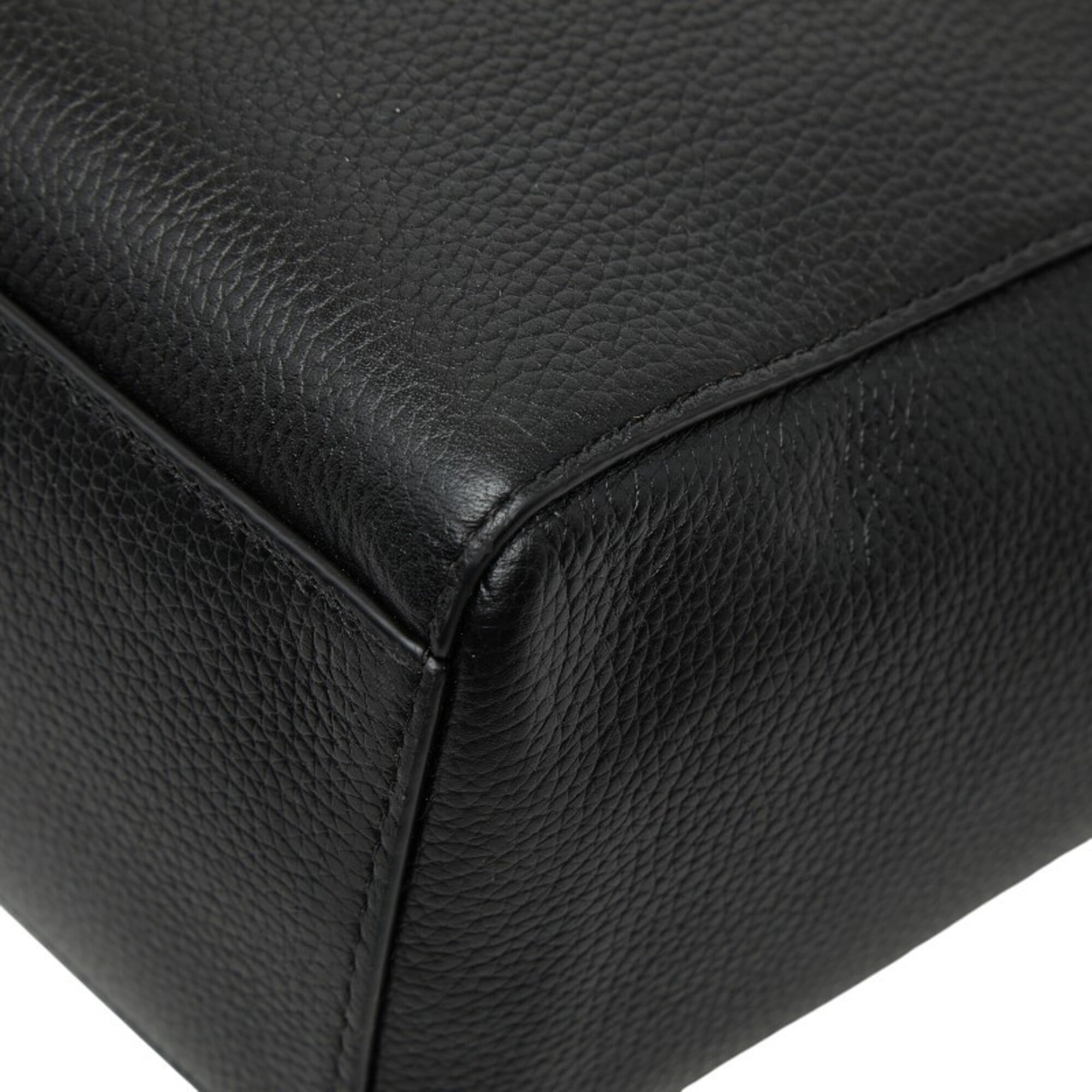 Michael Kors Black Leather Tote Bag (Pre-Owned)