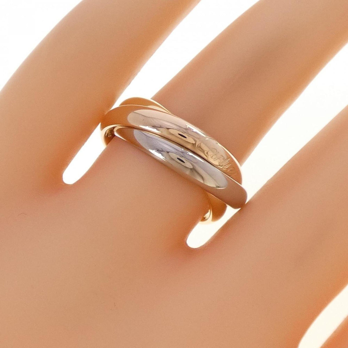 Cartier Trinity Yellow Gold (18K) Pink Gold (18K) White Gold (18K) Band Ring (Pre-Owned)