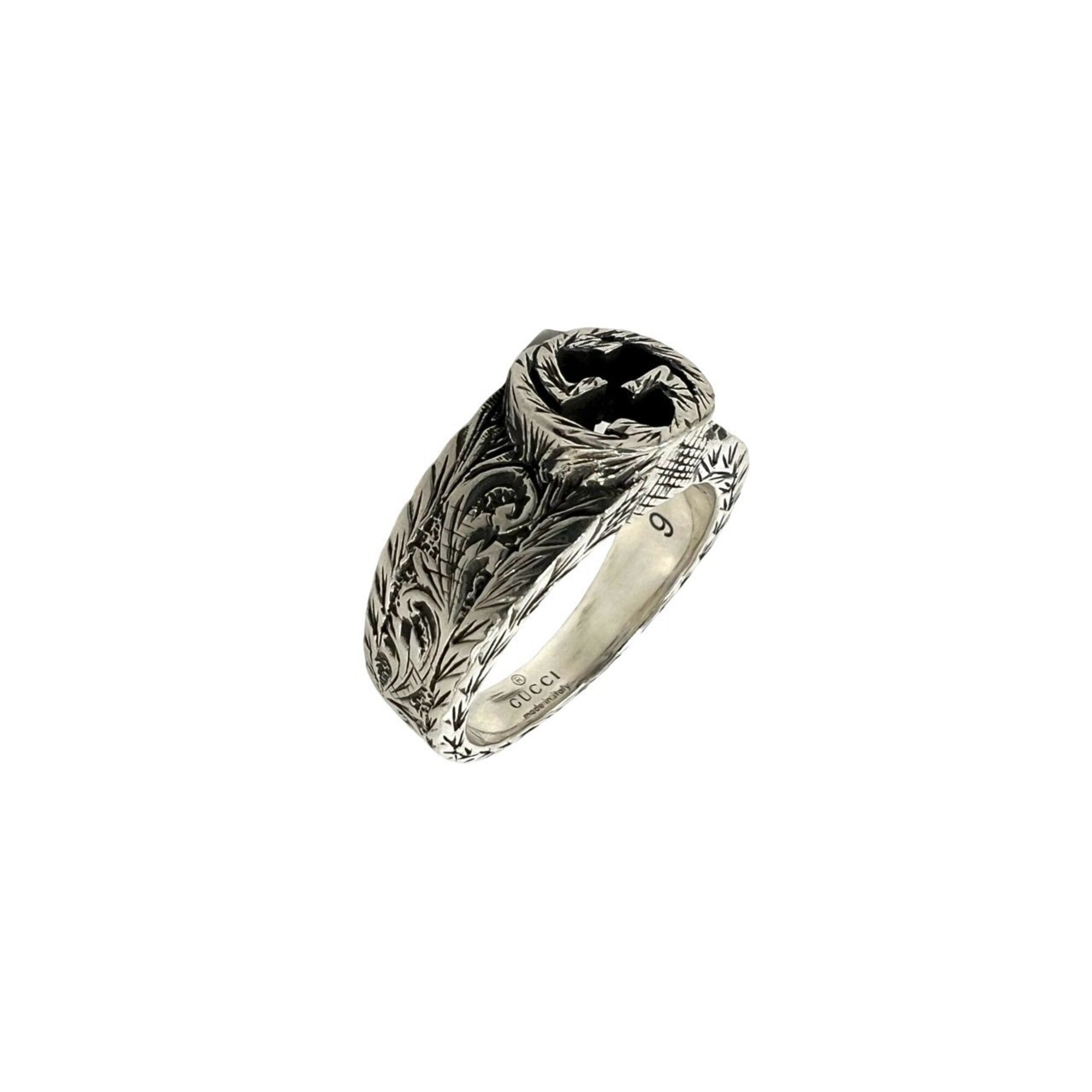 Gucci Silver Silver 925 Band Ring (Pre-Owned)