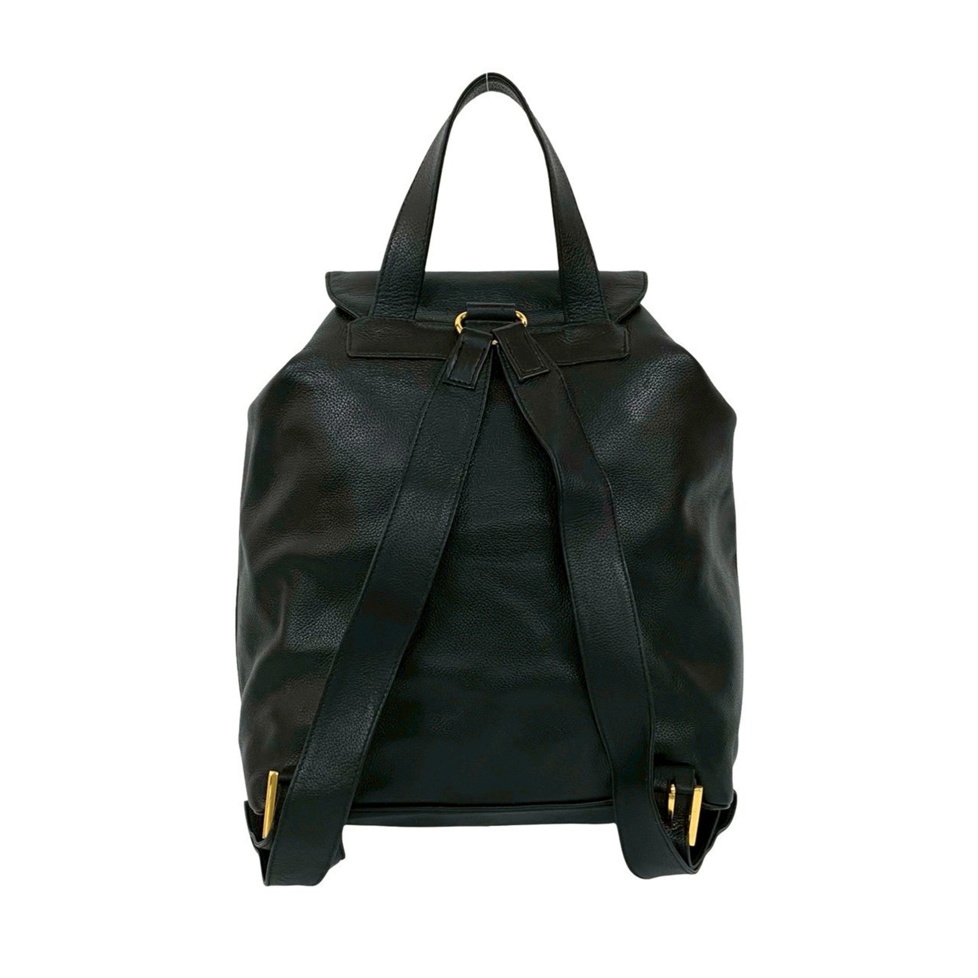 Tiffany Black Leather Backpack (Pre-Owned)