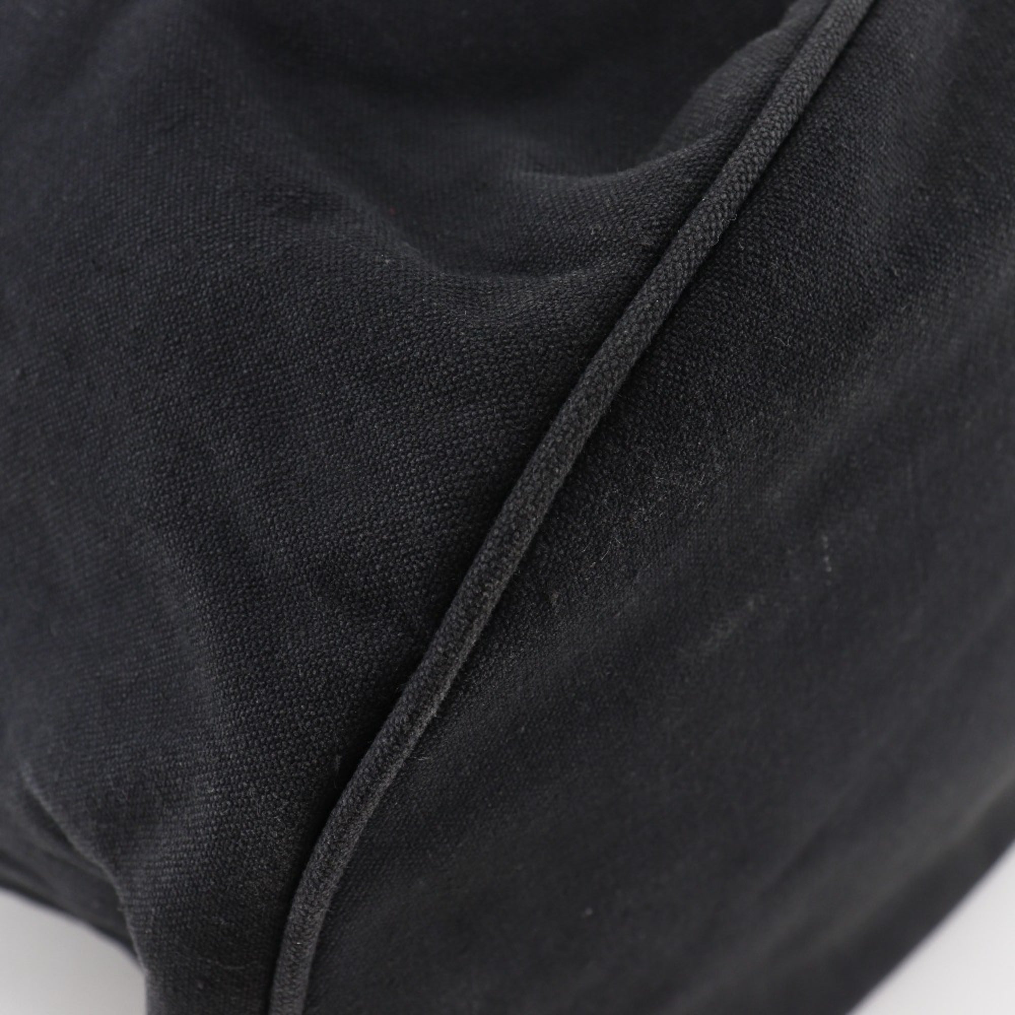 Chanel Black Cotton Shoulder Bag (Pre-Owned)