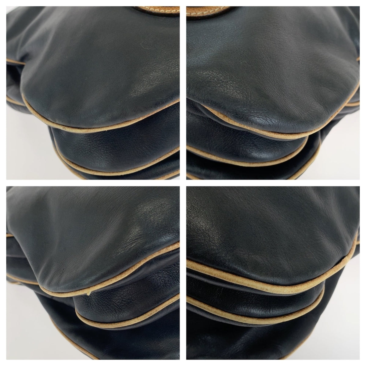 Loewe Black Brown Leather Shoulder Bag (Pre-Owned)