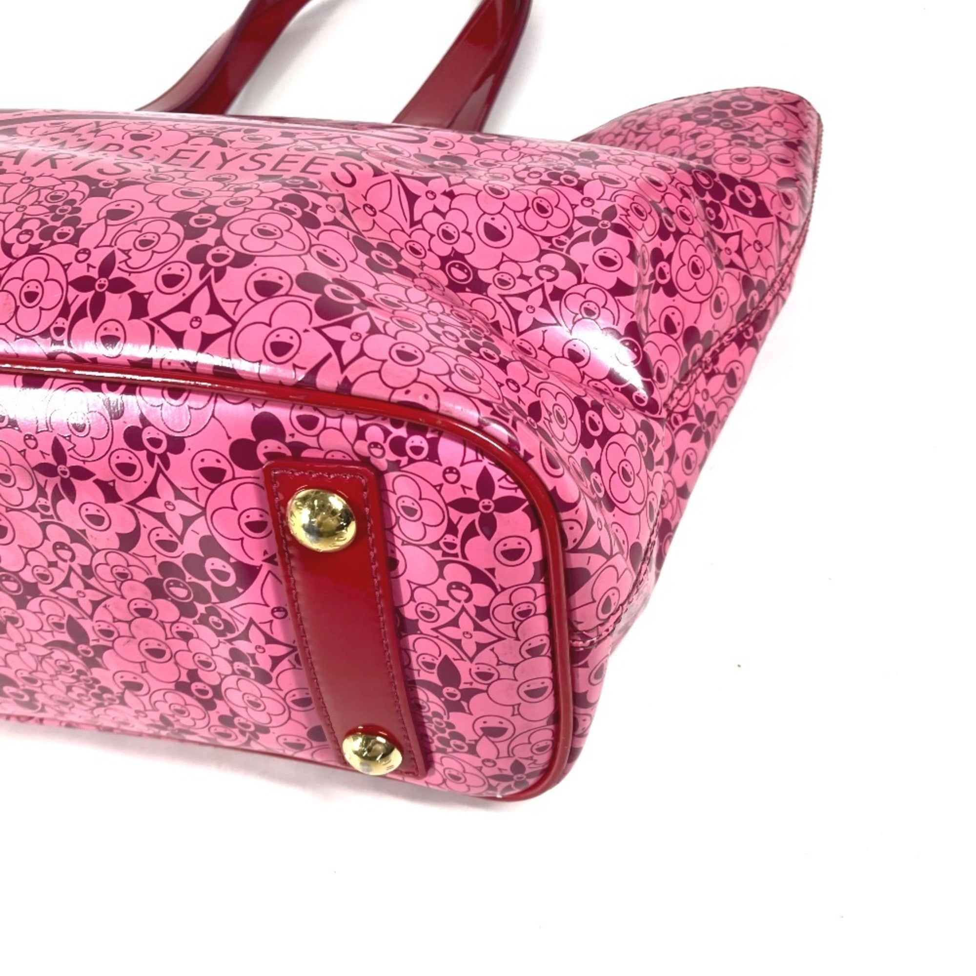 Louis Vuitton Pink Pvc Leather Shoulder Bag Tote Bag (Pre-Owned)