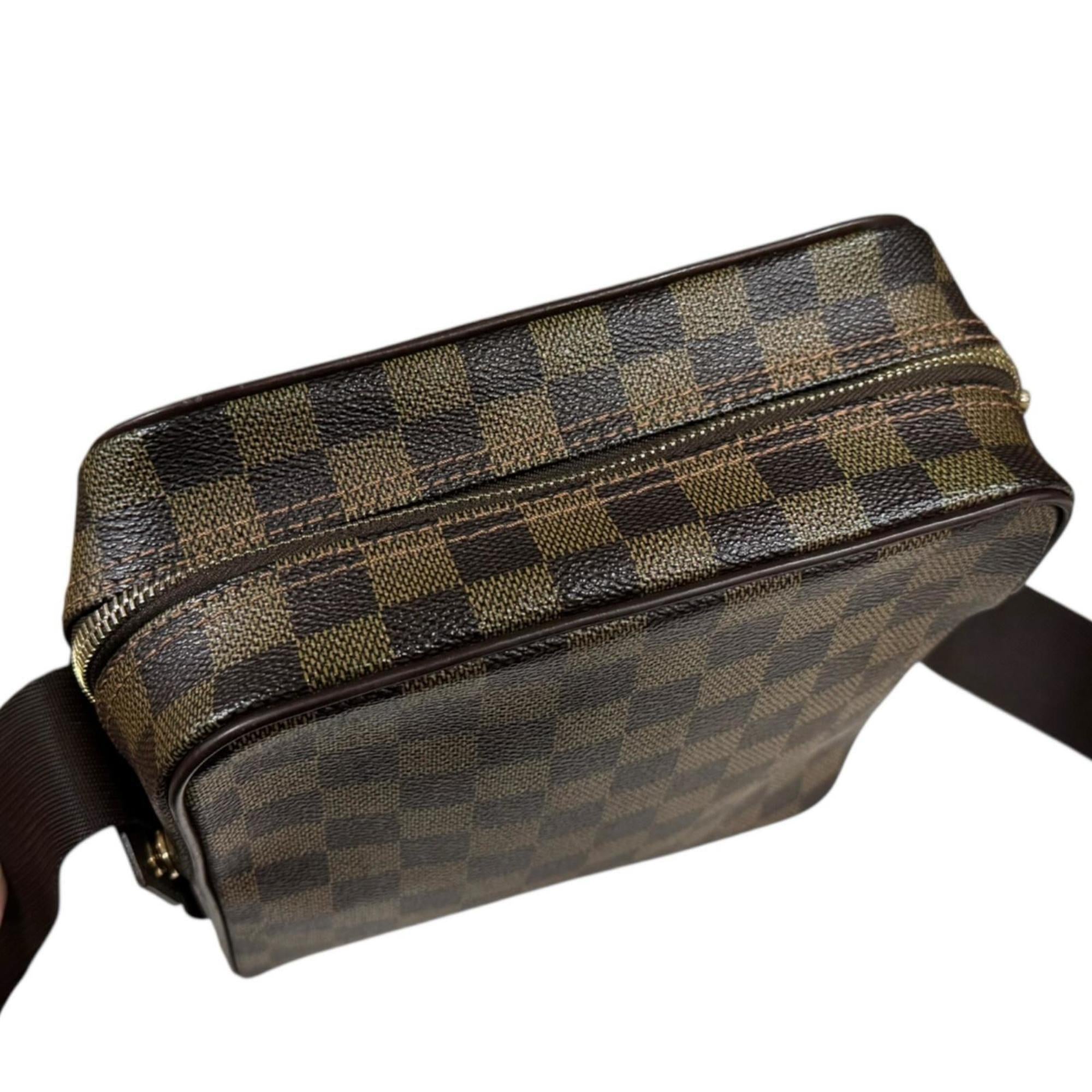 Louis Vuitton Brown Damier Canvas Shoulder Bag (Pre-Owned)