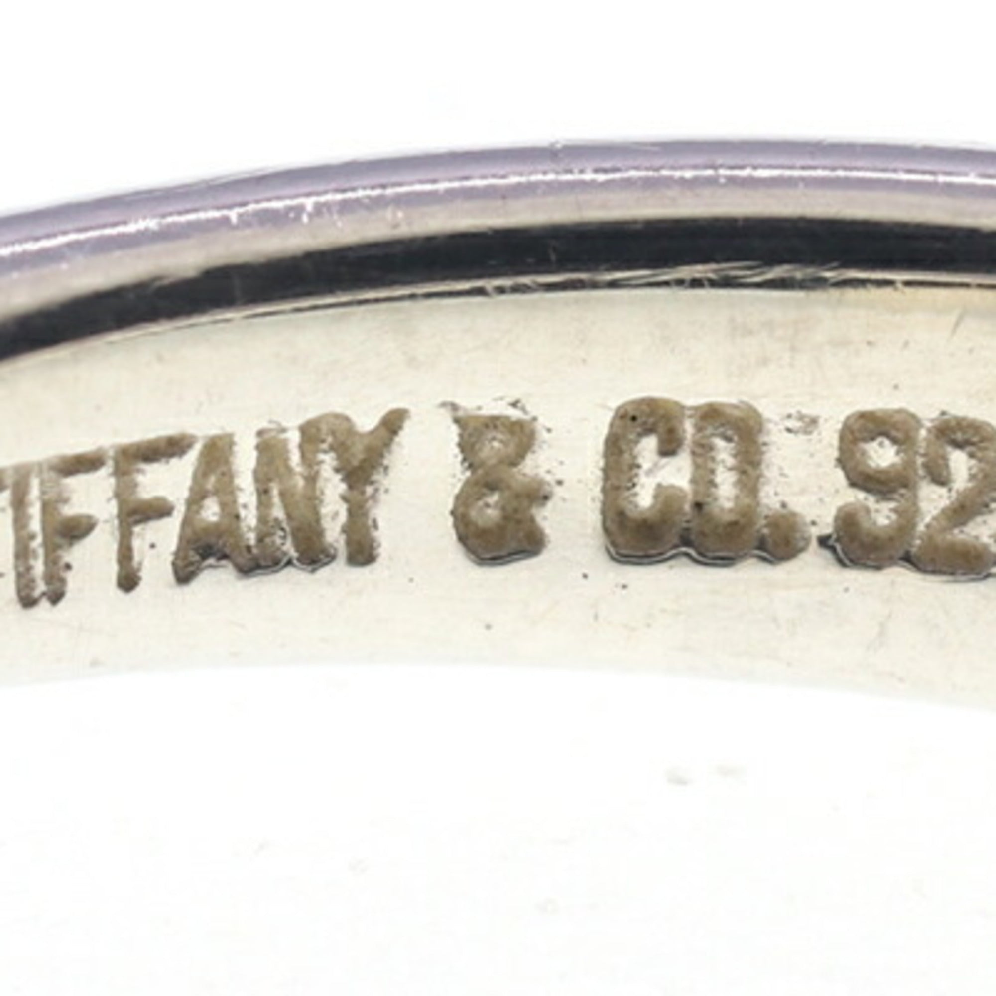 Tiffany Sterling Silver 925 Band Ring (Pre-Owned)