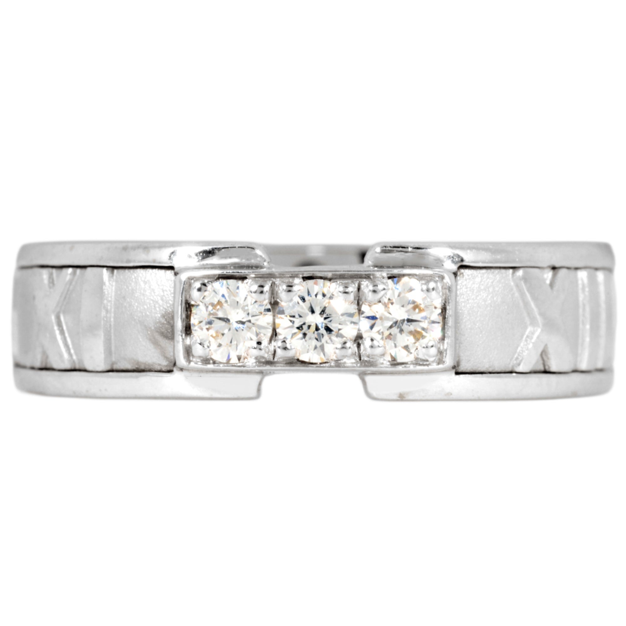 Tiffany White Gold (18K) Band Ring (Pre-Owned)