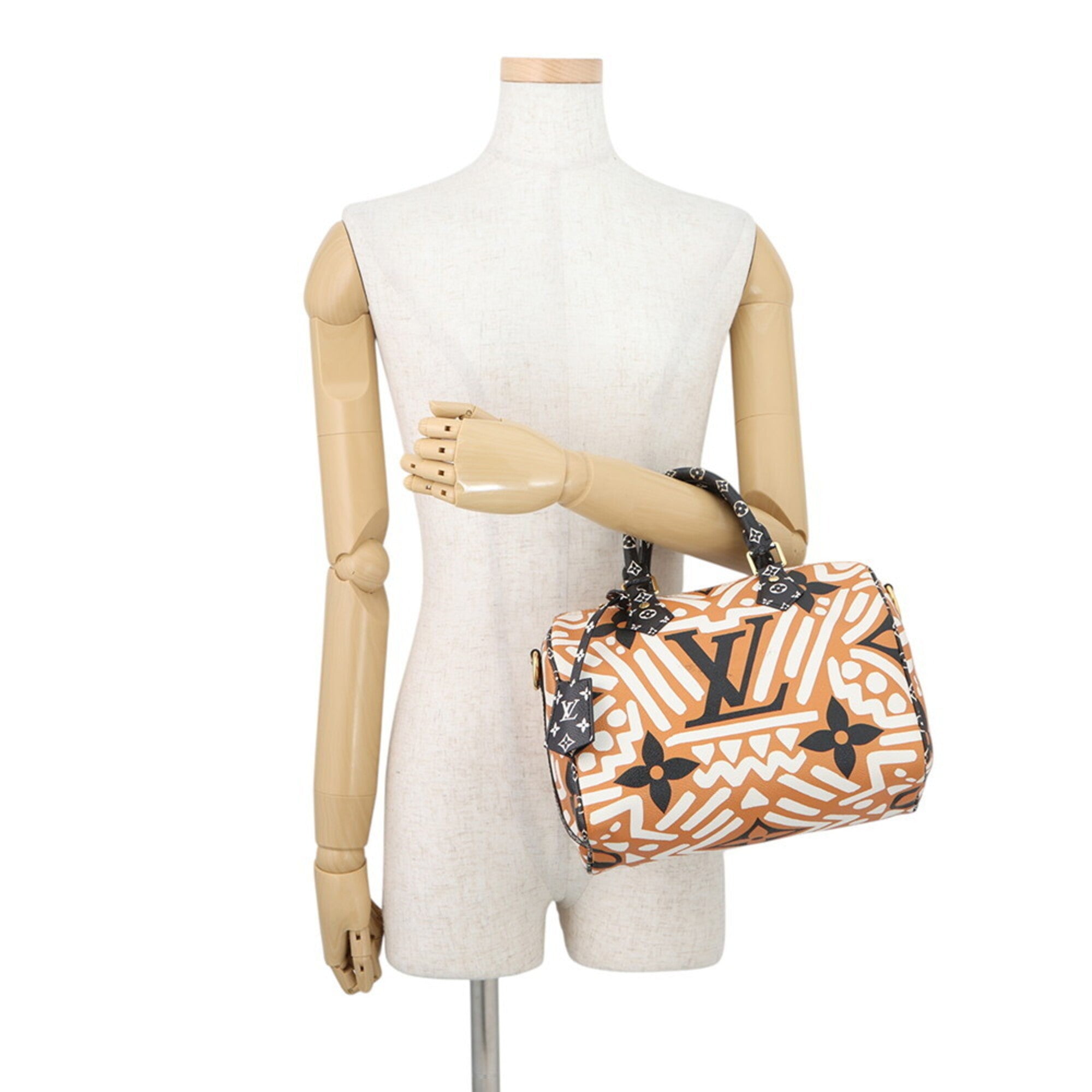 Louis Vuitton Monogram Black Monogram Orange Monogram Handbag (Pre-Owned)