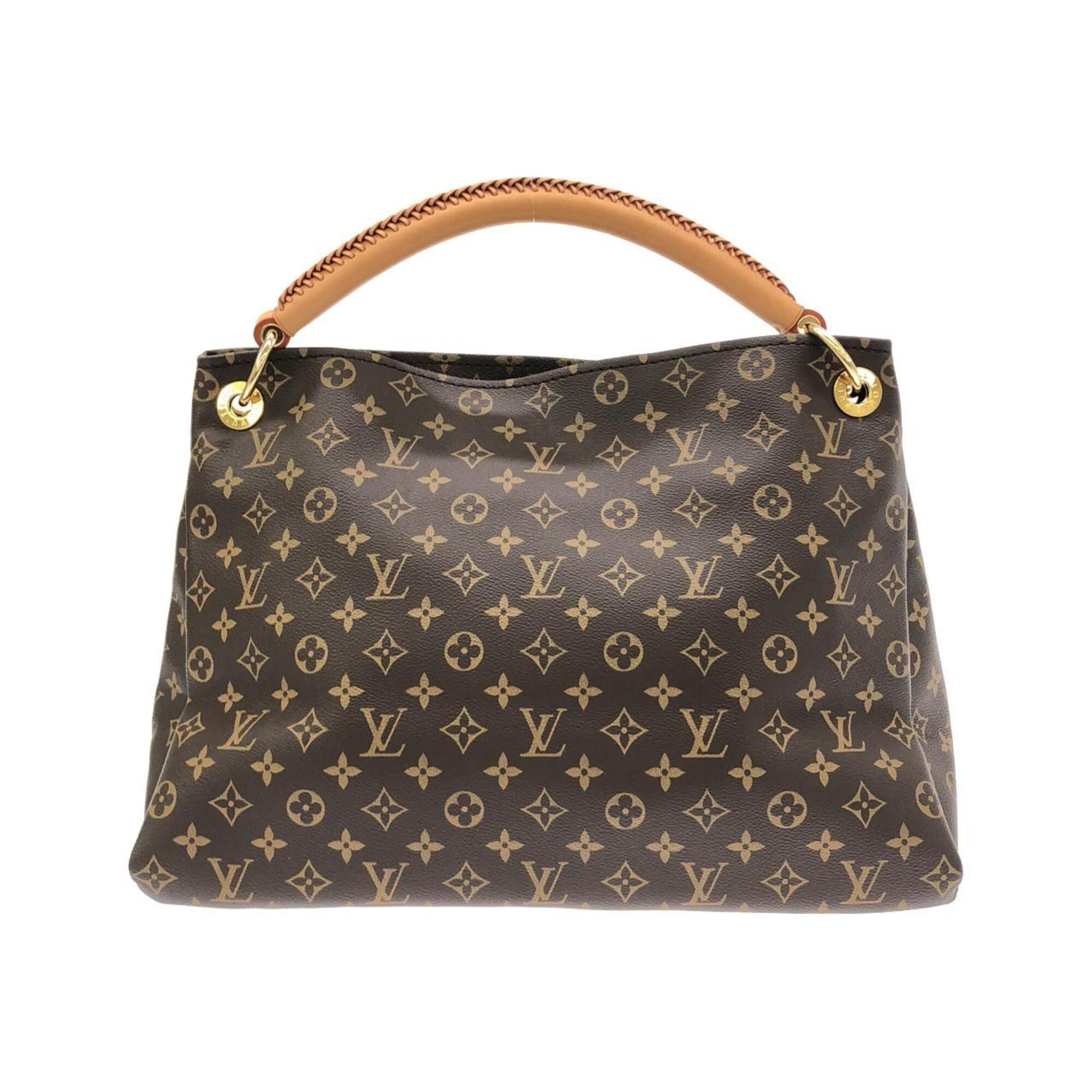 Louis Vuitton Marron Coated Canvas Shoulder Bag (Pre-Owned)