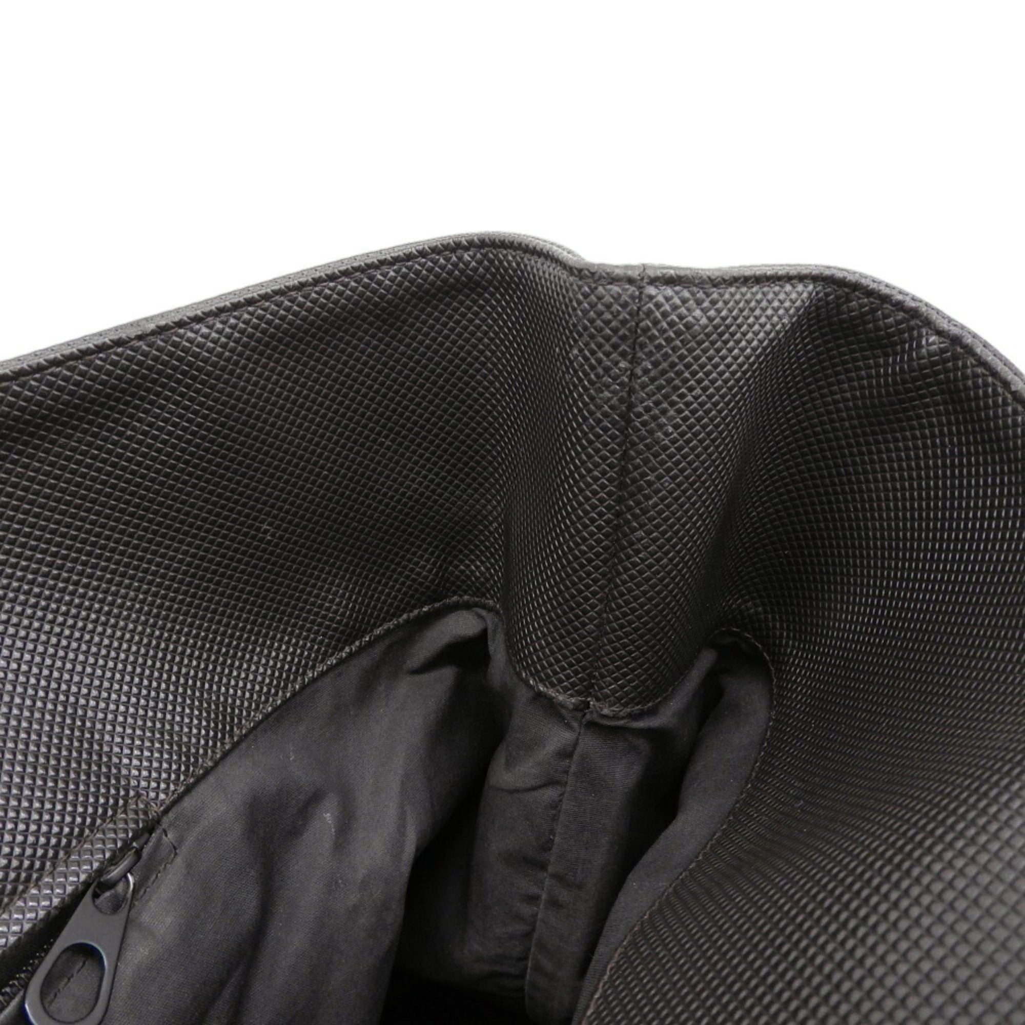 Bottega Veneta Dark Brown Pvc Leather Tote Bag (Pre-Owned)