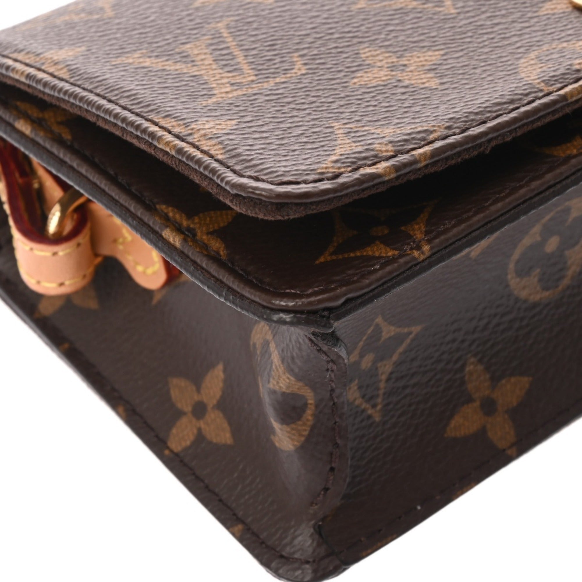 Louis Vuitton Brown Monogram Canvas Chain/Shoulder Wallet (Pre-Owned)