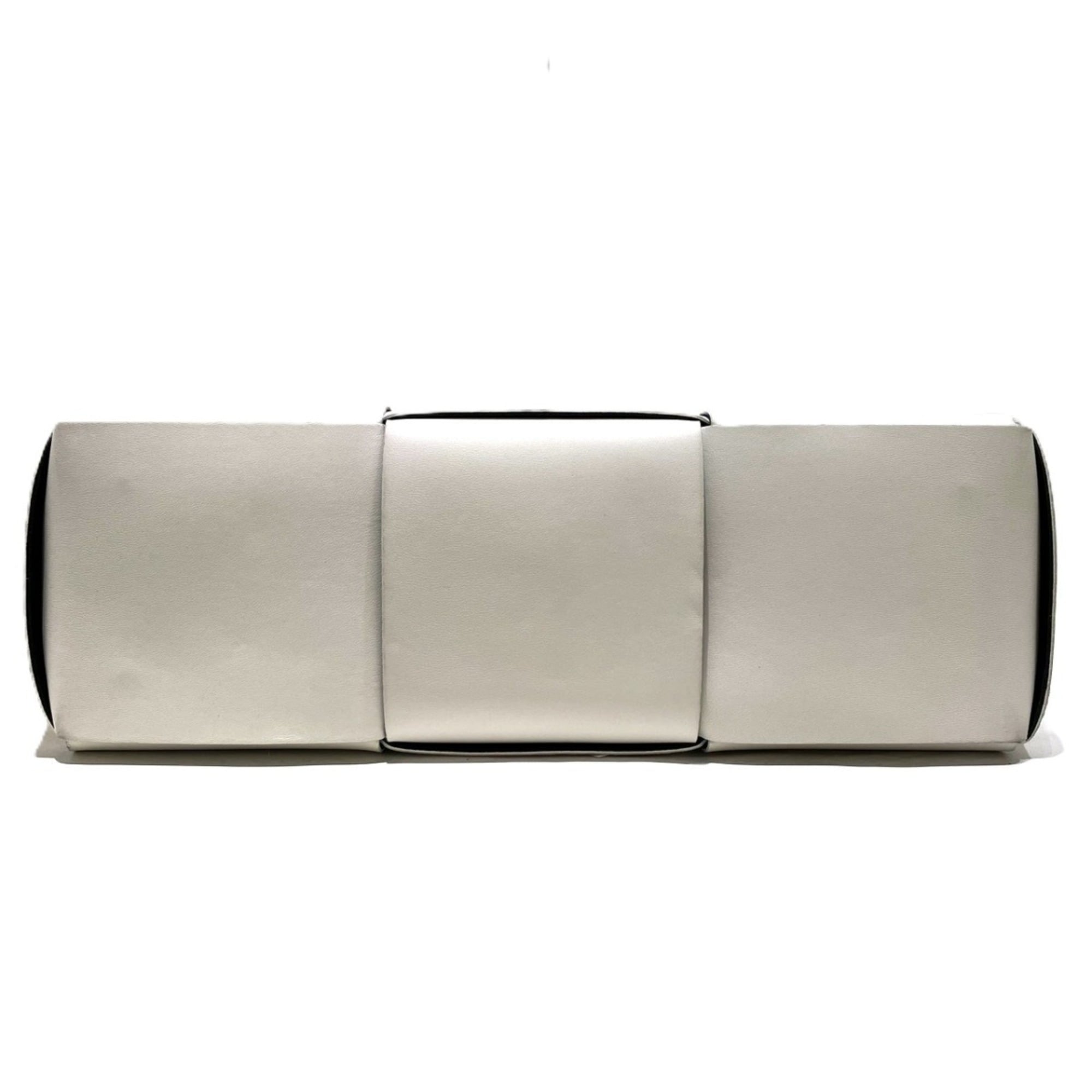 Bottega Veneta White Leather Tote Bag (Pre-Owned)
