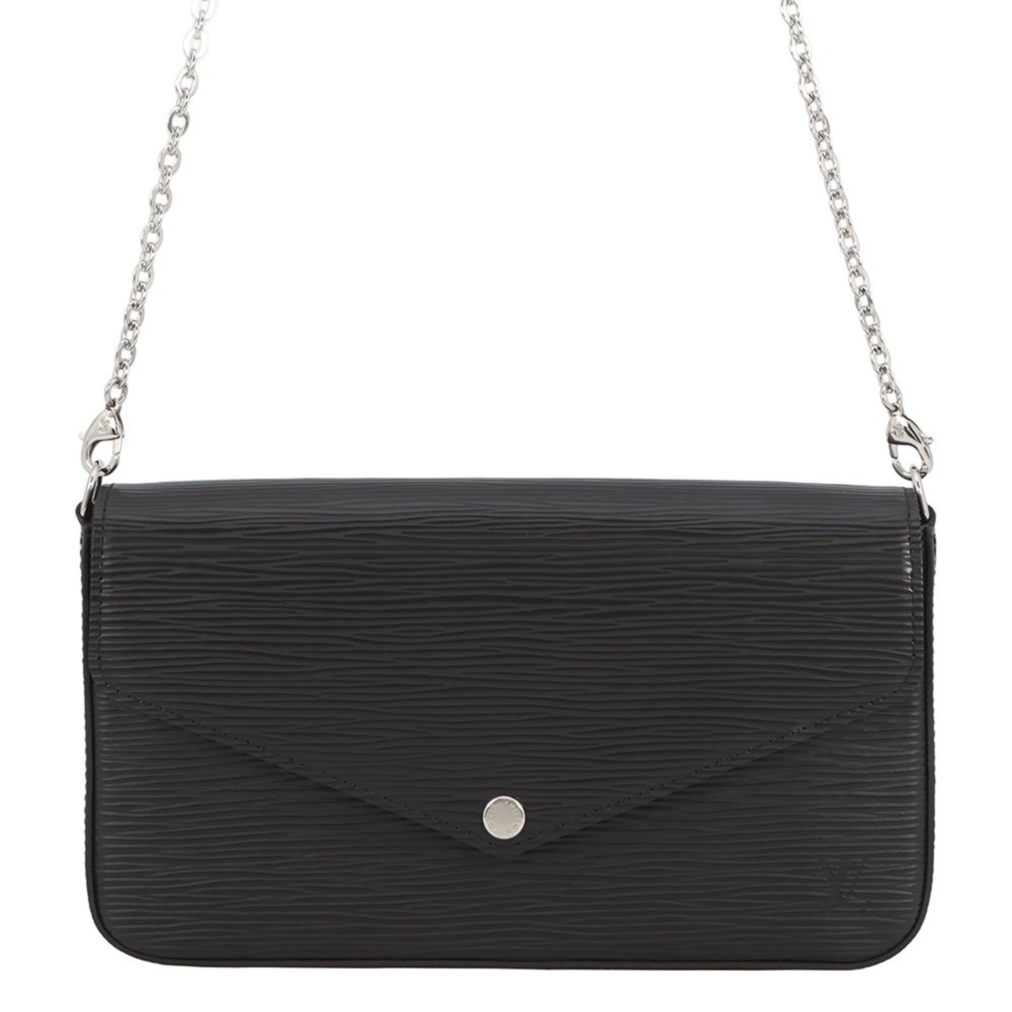 Louis Vuitton Black Noir Epi Leather Handbag Pochette (Pre-Owned)