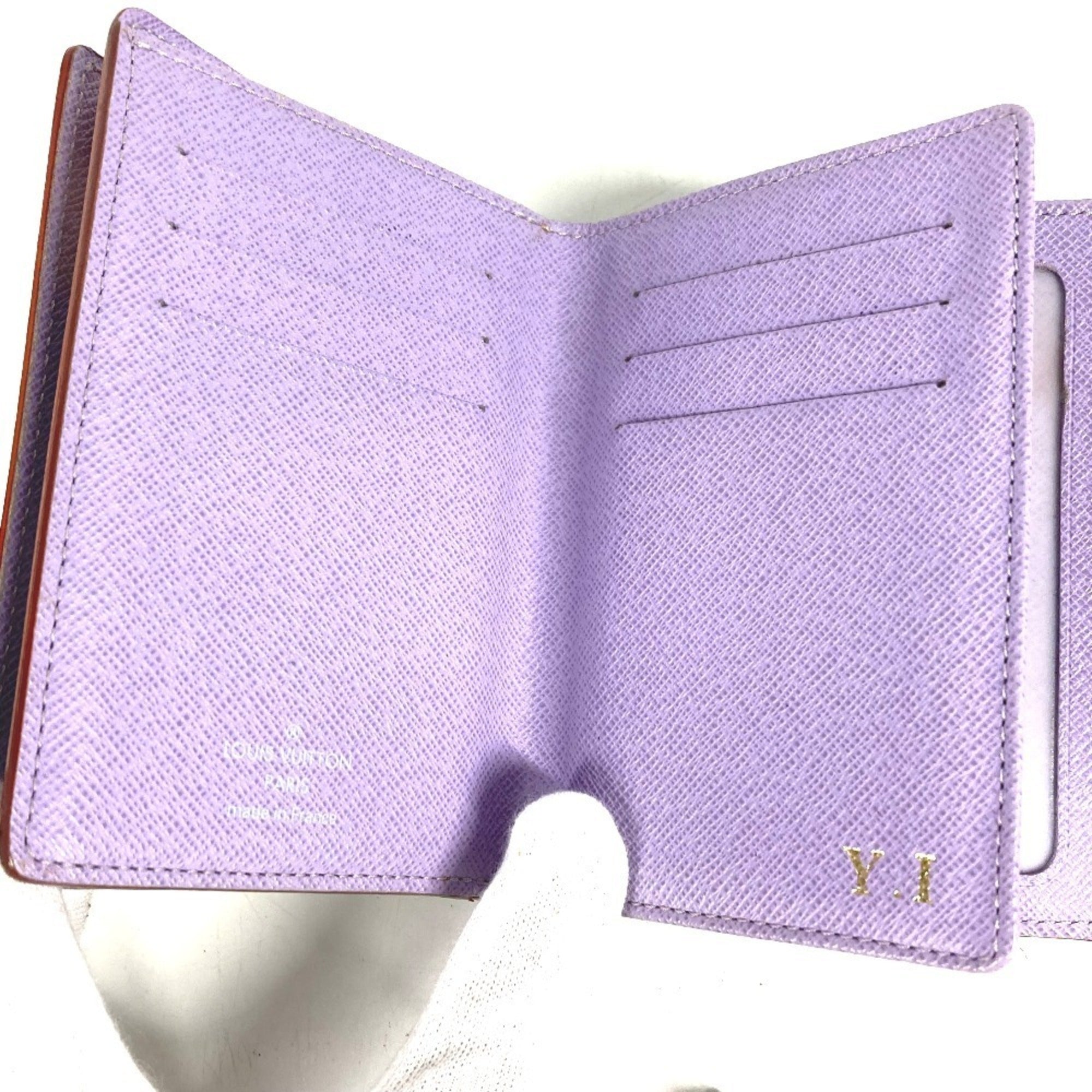 Louis Vuitton Black Multi-Color Purple Violet Monogram Multicolore Wallet (Tri-Fold) (Pre-Owned)