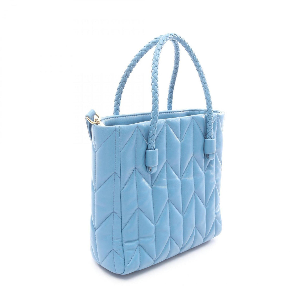 Miu Miu Blue Leather Handbag (Pre-Owned)