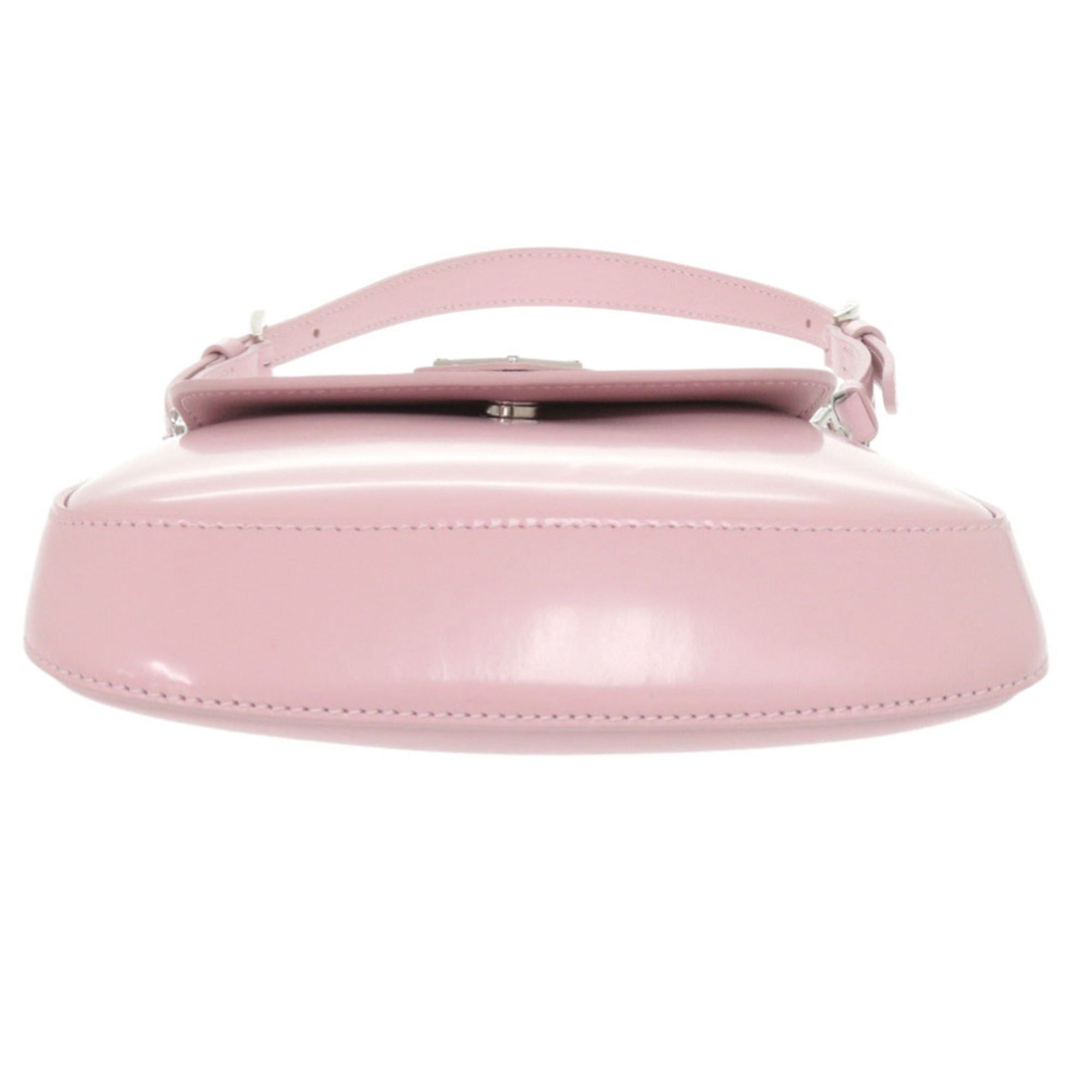 Prada Pink Leather Shoulder Bag (Pre-Owned)