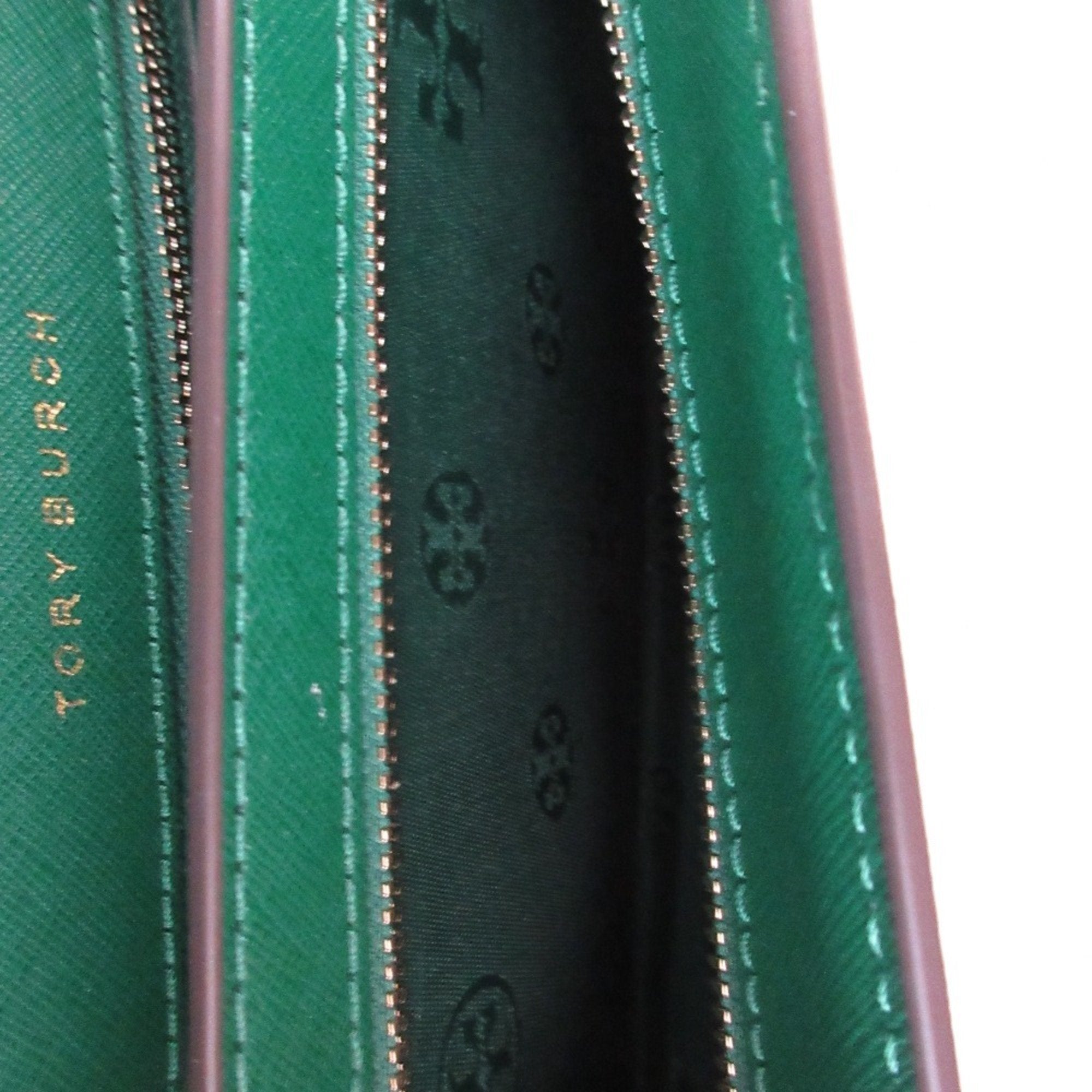 Tory Burch Green Pochette Shoulder Bag (Pre-Owned)