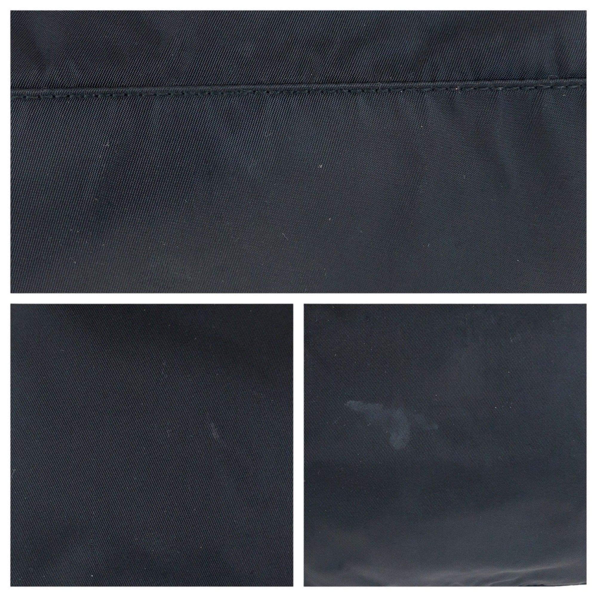 Prada Black Nylon Shoulder Bag Tote Bag (Pre-Owned)