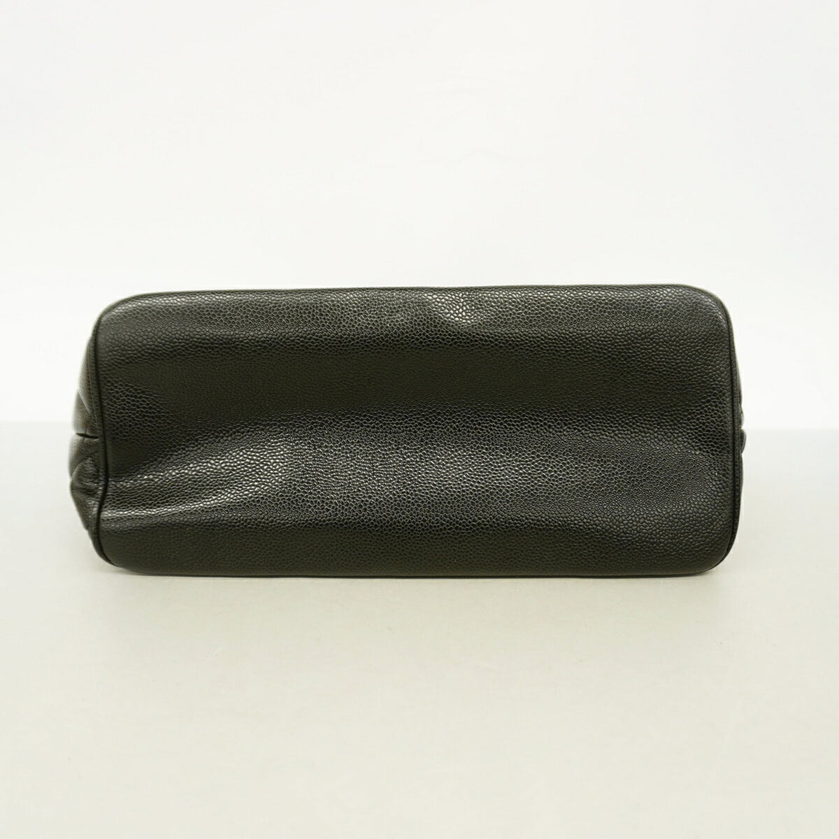 Chanel Black Grained Calfskin Tote Bag (Pre-Owned)