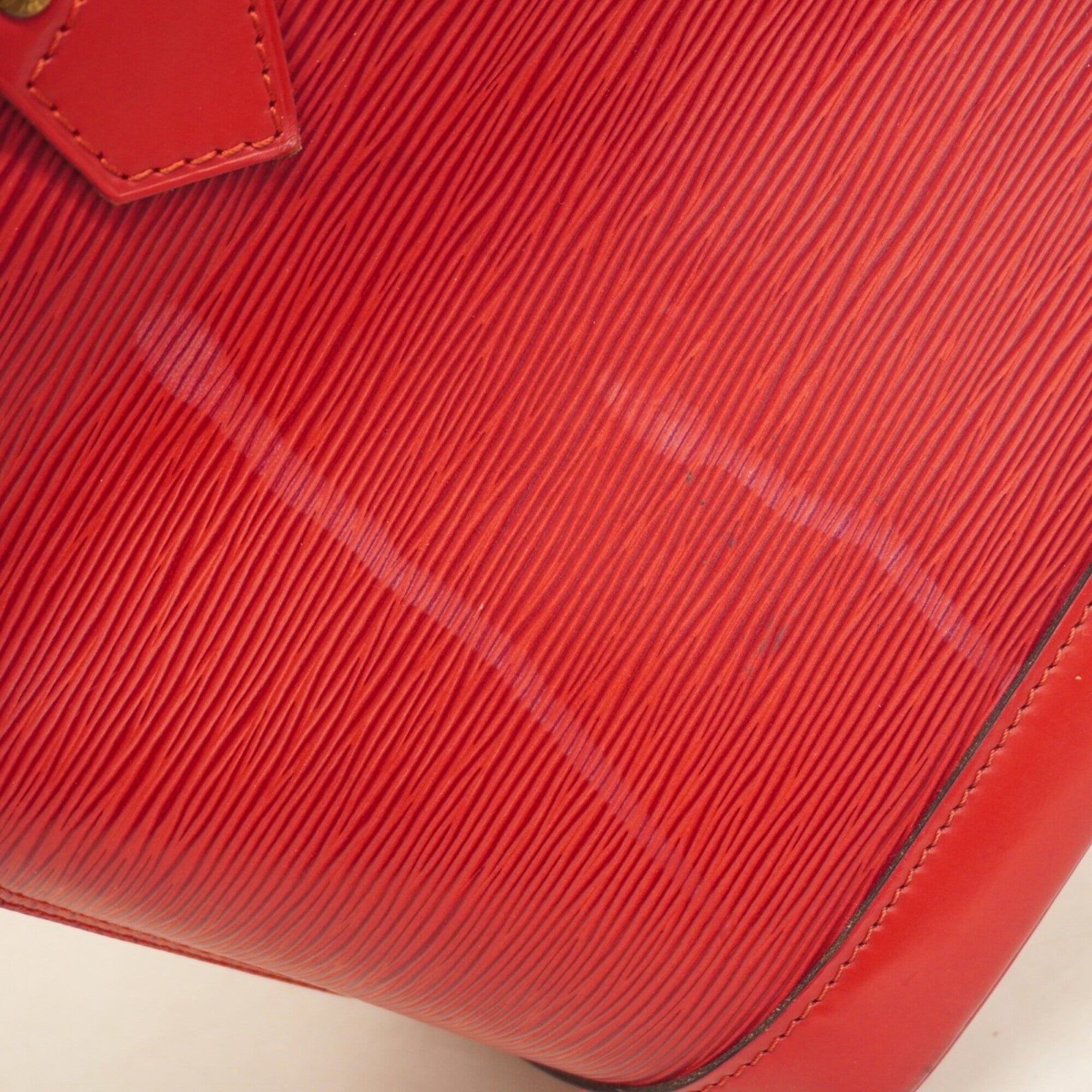 Louis Vuitton Castilian Red Handbag (Pre-Owned)