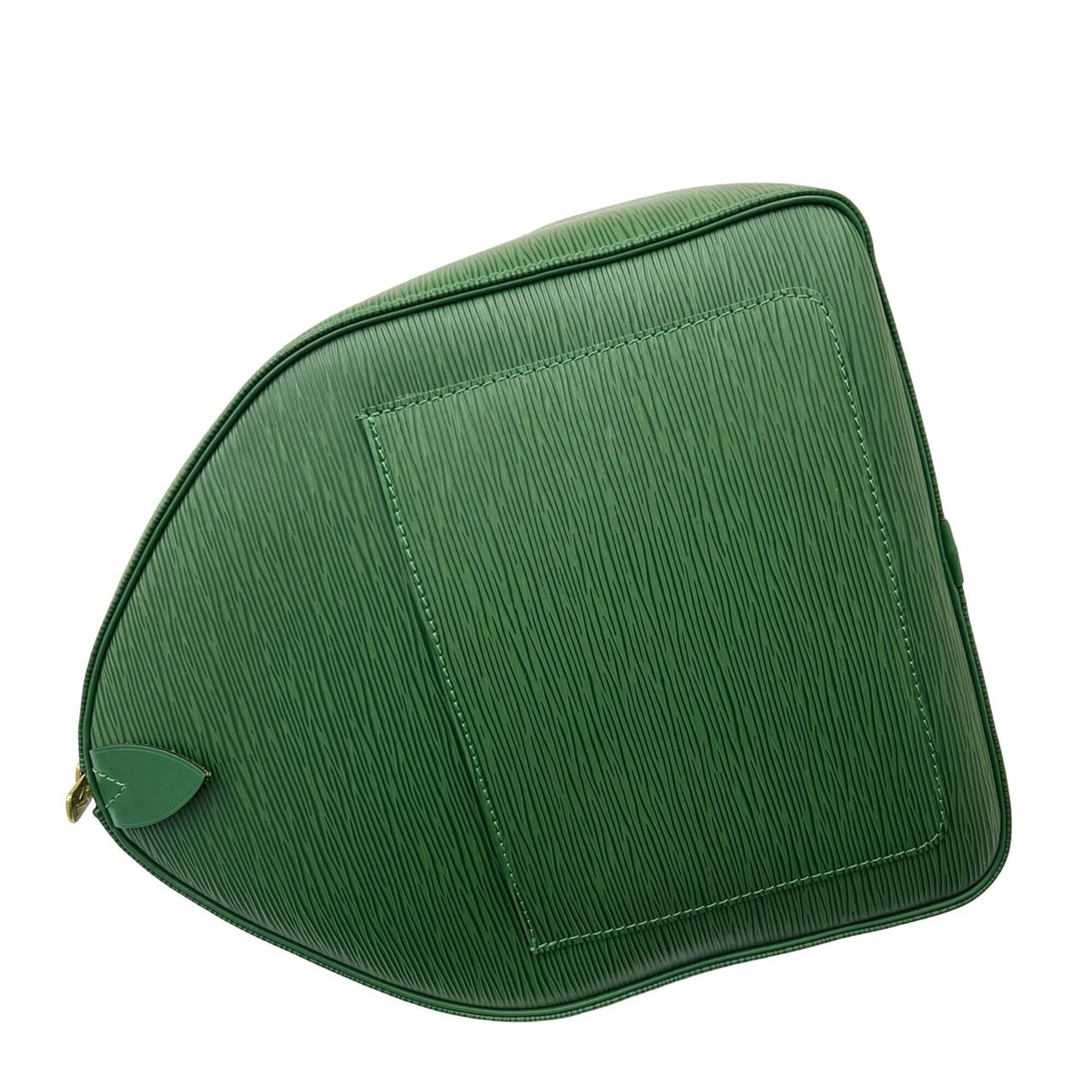 Louis Vuitton Green Leather Boston Bag (Pre-Owned)