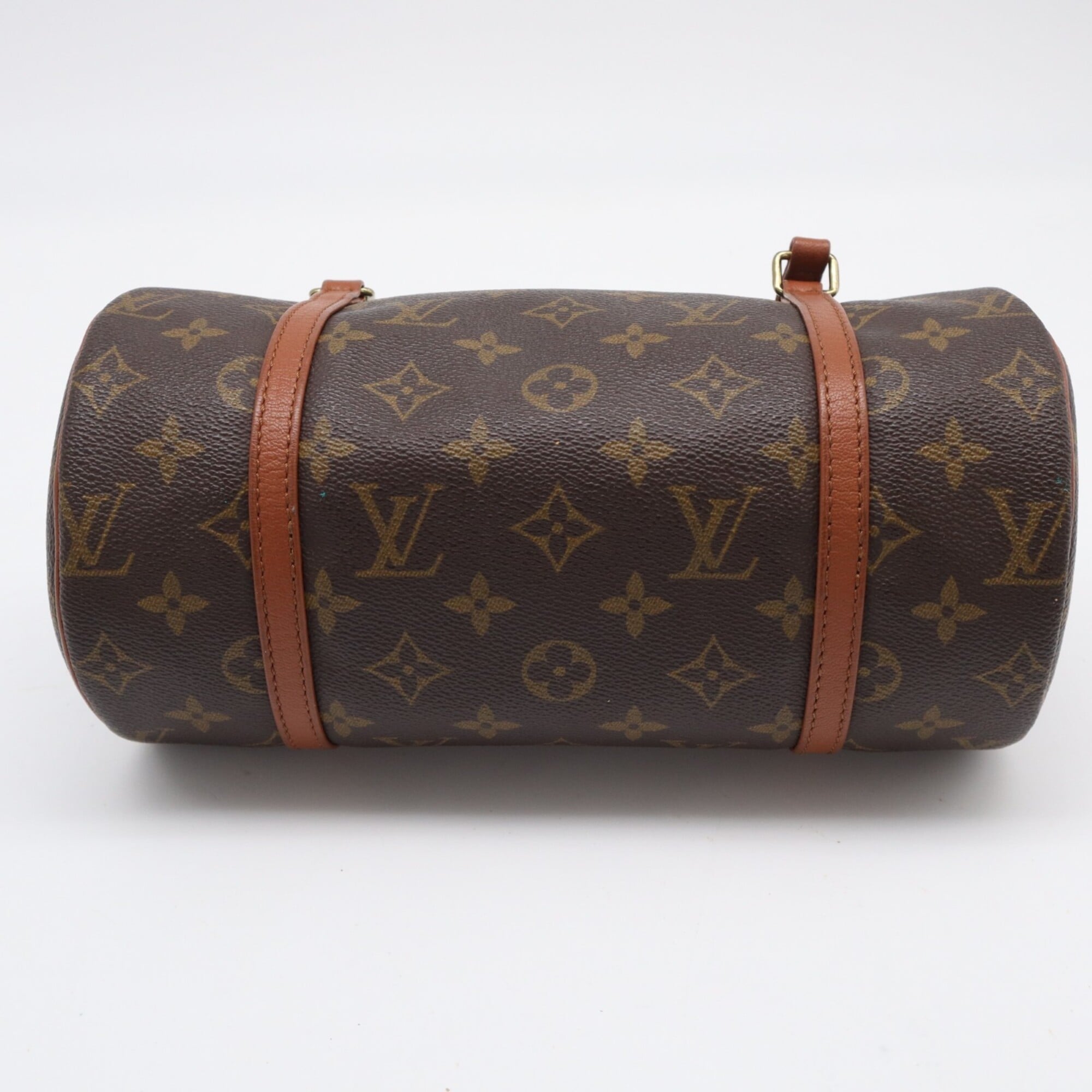 Louis Vuitton Monogram Brown Coated Canvas Leather Handbag (Pre-Owned)