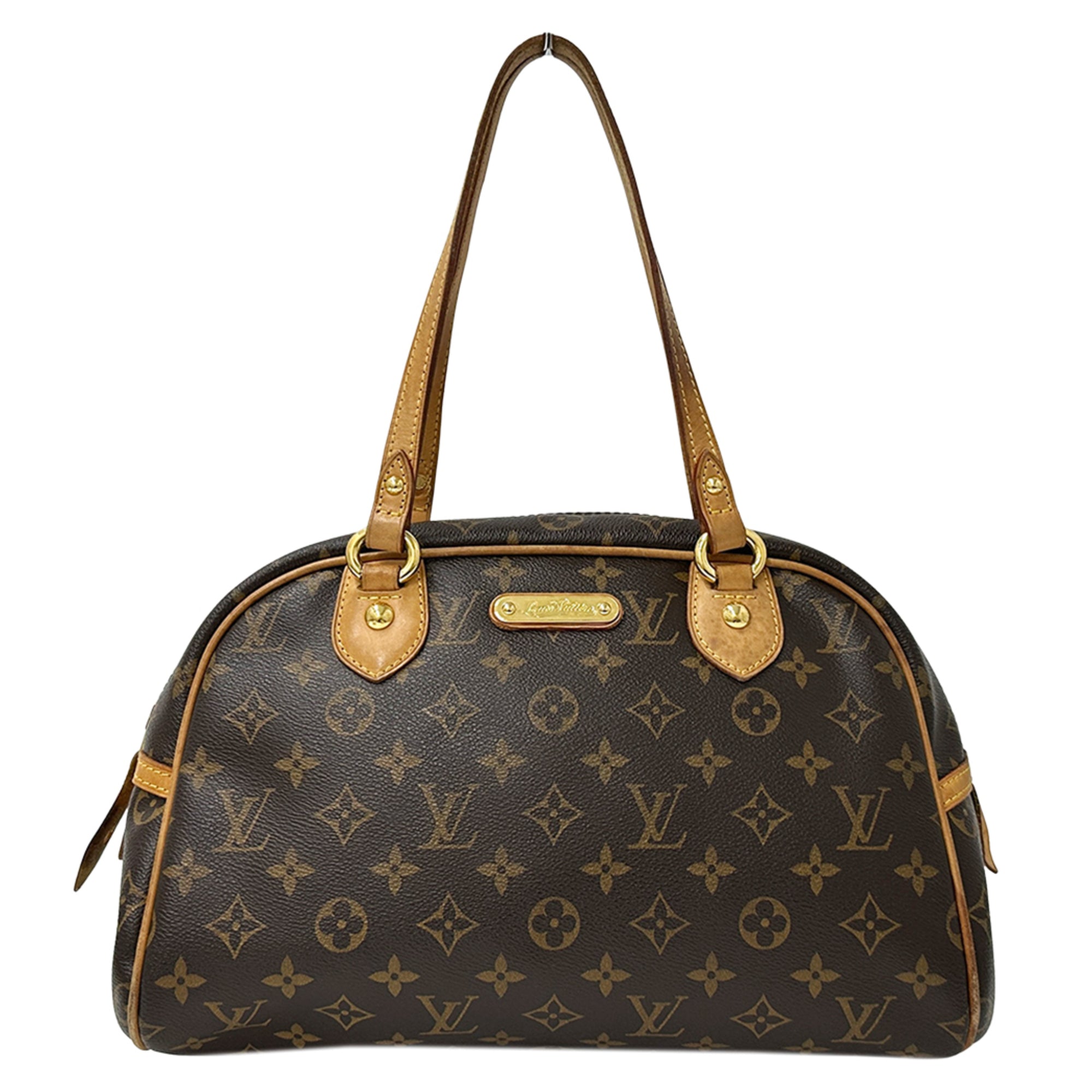 Louis Vuitton Brown Monogram Monogram Canvas Handbag Shoulder Bag (Pre-Owned)