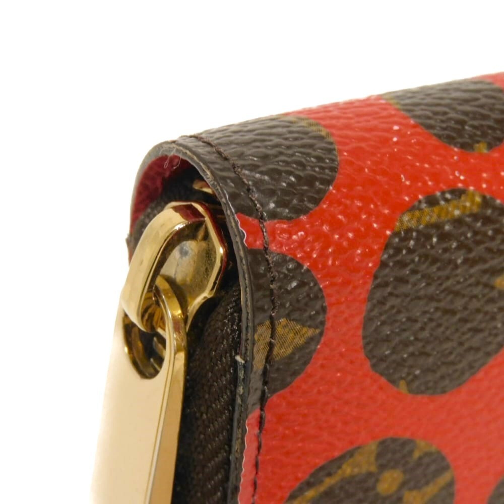 Louis Vuitton Pumpkin Dot (Yayoi Kusama) Rouge Pumpkin Dot (Yayoi Kusama) Long Wallet (Bi-Fold) (Pre-Owned)