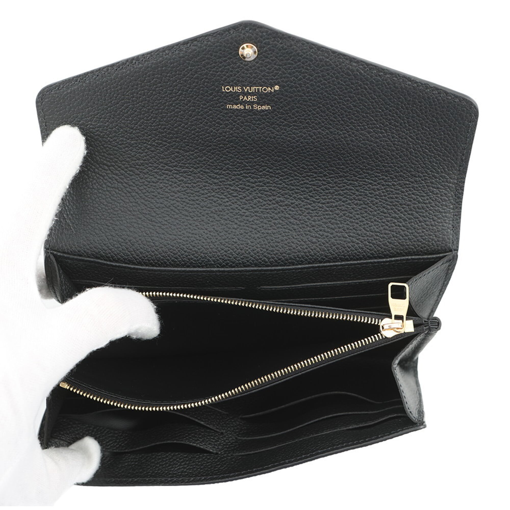 Louis Vuitton Beige Noir Monogram Empreinte Coin Purse/Coin Case (Pre-Owned)