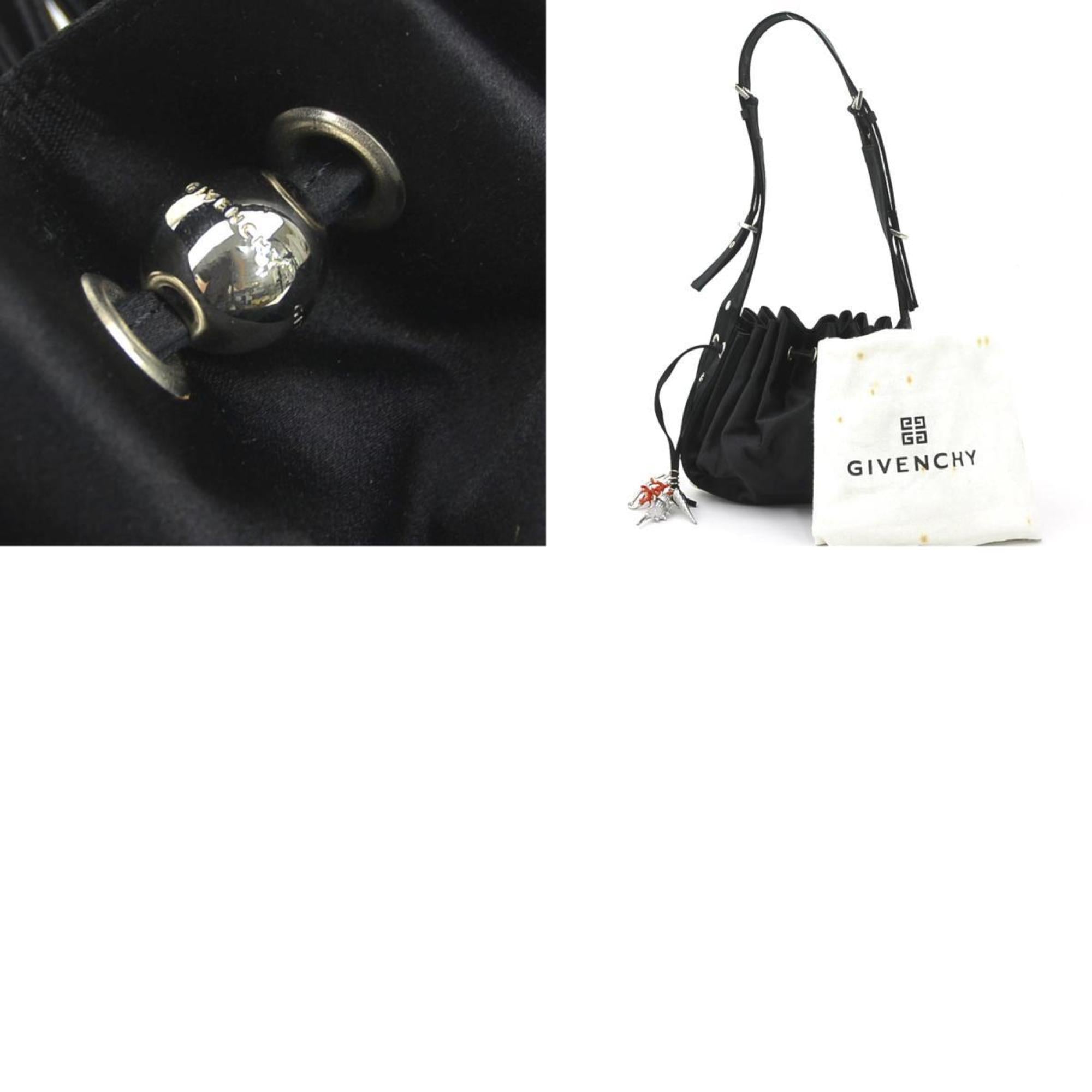 Givenchy Black Satin Shoulder Bag (Pre-Owned)
