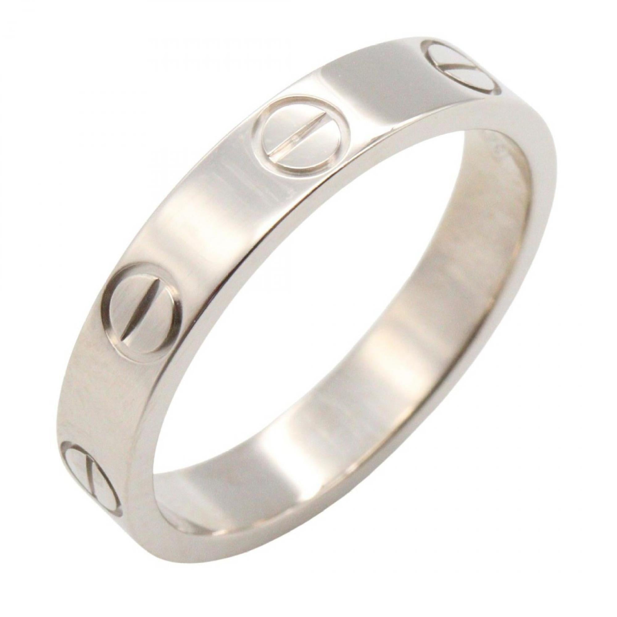 Cartier White Gold White Gold (18K) Band Ring (Pre-Owned)