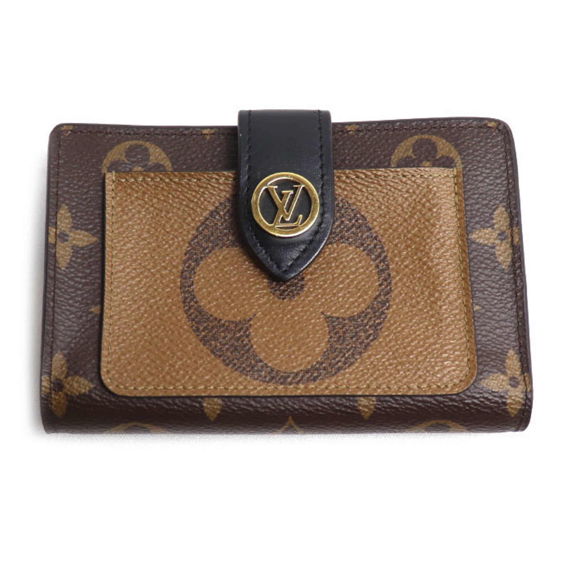 Louis Vuitton Brown Monogram Wallet (Bi-Fold) (Pre-Owned)