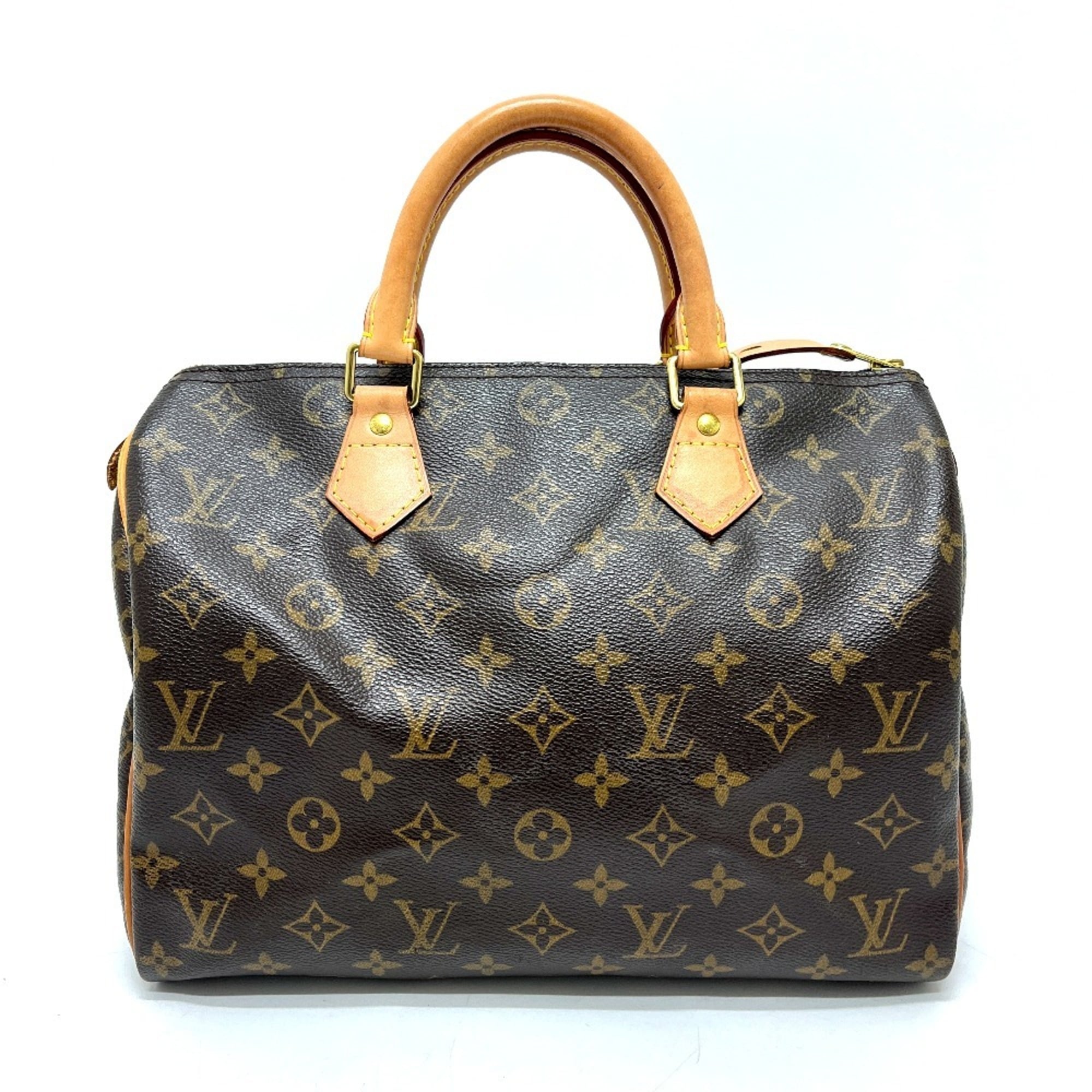 Louis Vuitton Brown Monogram Canvas Boston Bag Handbag (Pre-Owned)