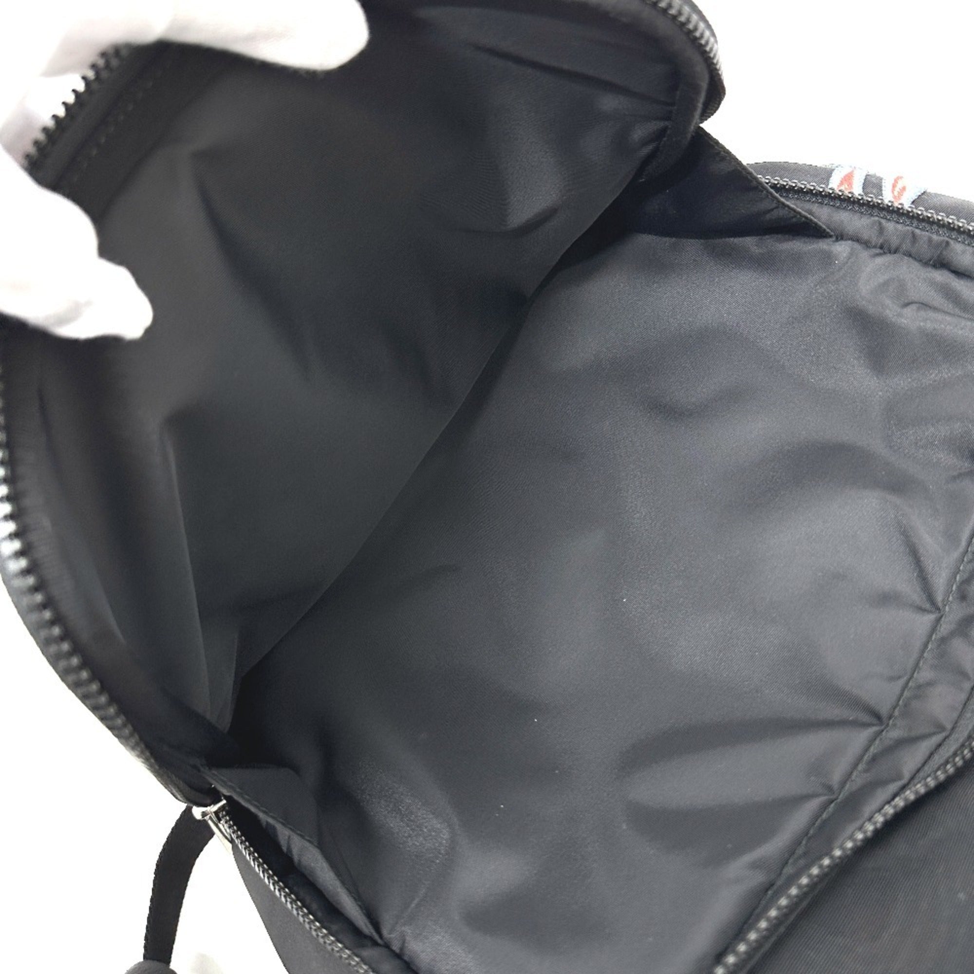 Gucci Black Canvas Backpack (Pre-Owned)