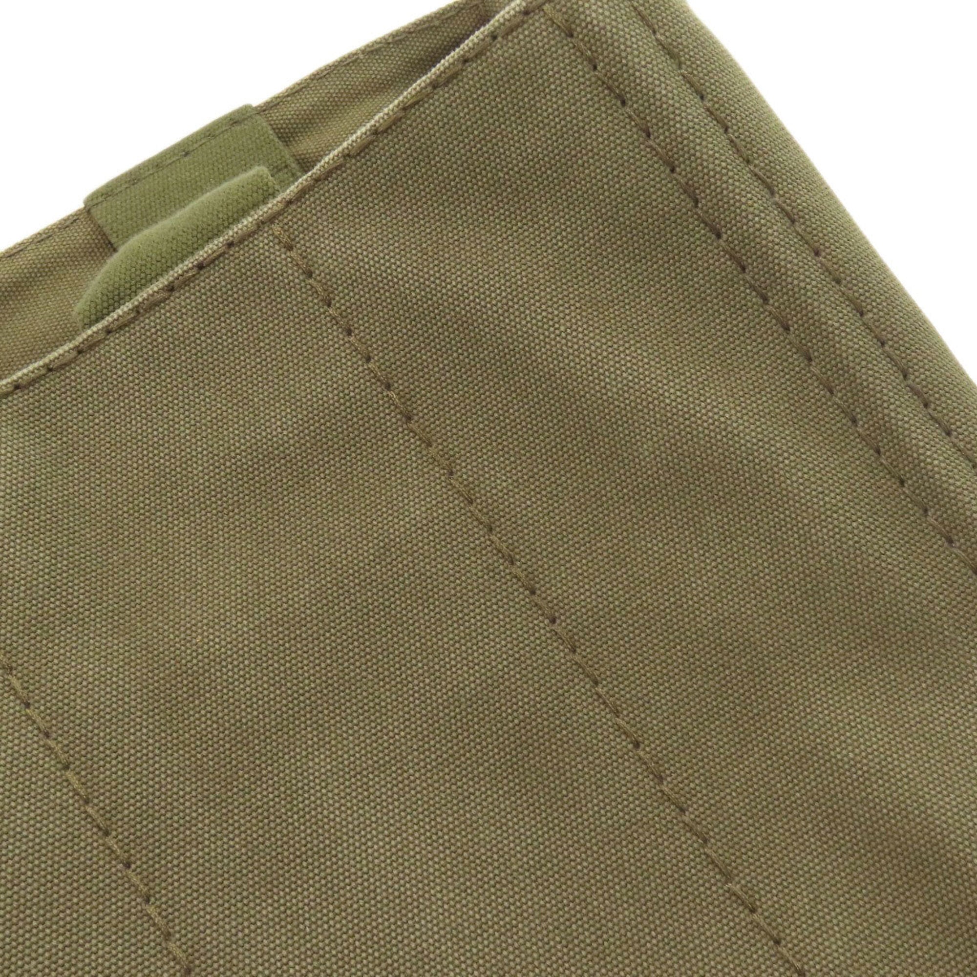 Prada Canapa Green Canvas Tote Bag (Pre-Owned)