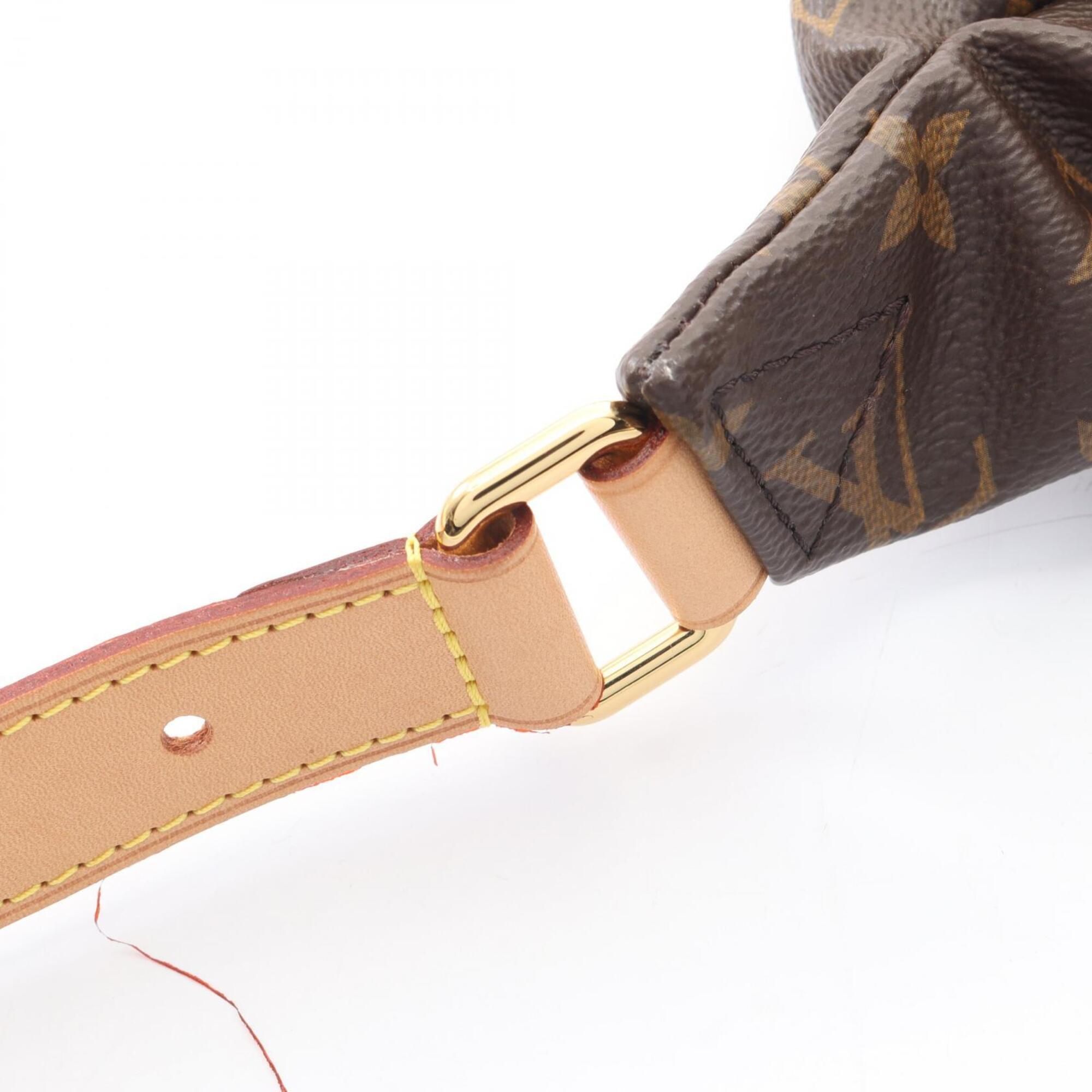 Louis Vuitton Brown Coated Canvas Leather Fanny Pack Handbag (Pre-Owned)