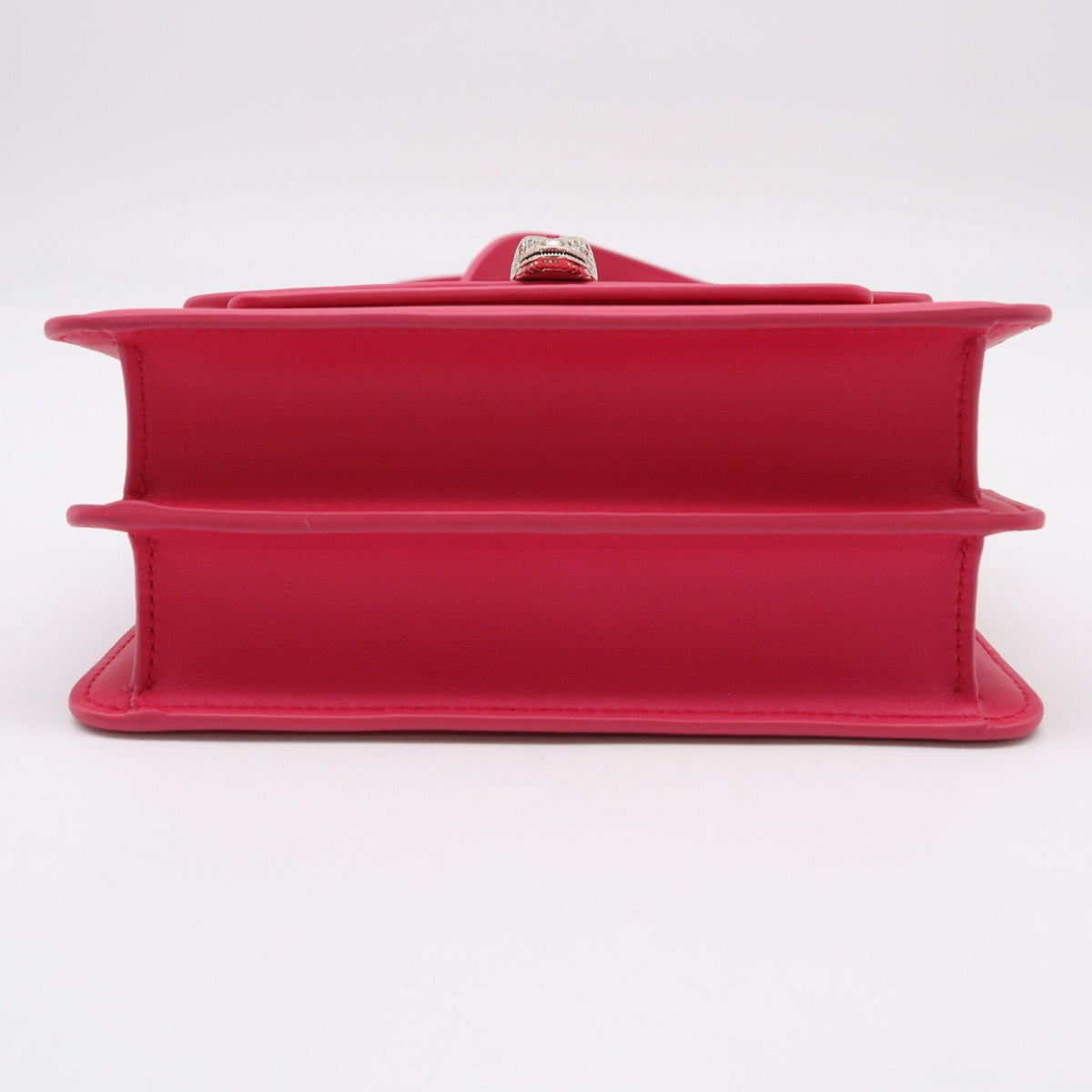 Bvlgari Pink Leather Handbag Shoulder Bag (Pre-Owned)
