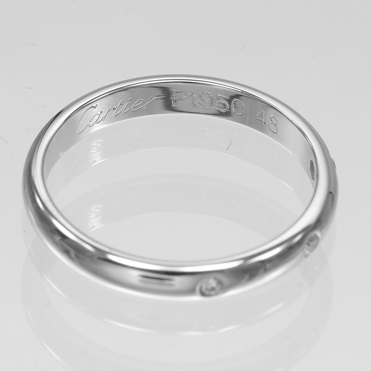 Cartier Platinum 950 Band Ring (Pre-Owned)