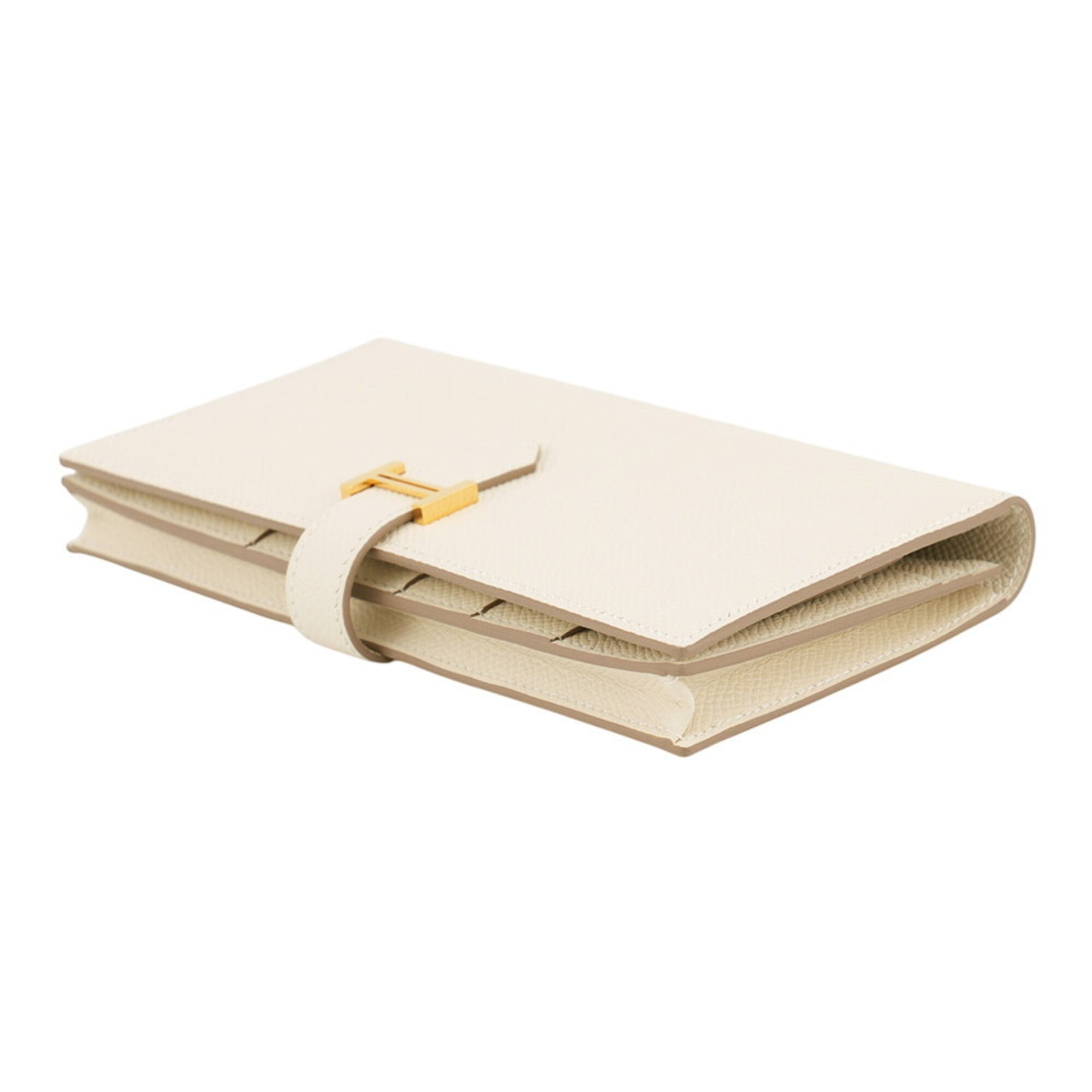 Hermes Ivory Epsom Leather Long Wallet (Bi-Fold) (Pre-Owned)