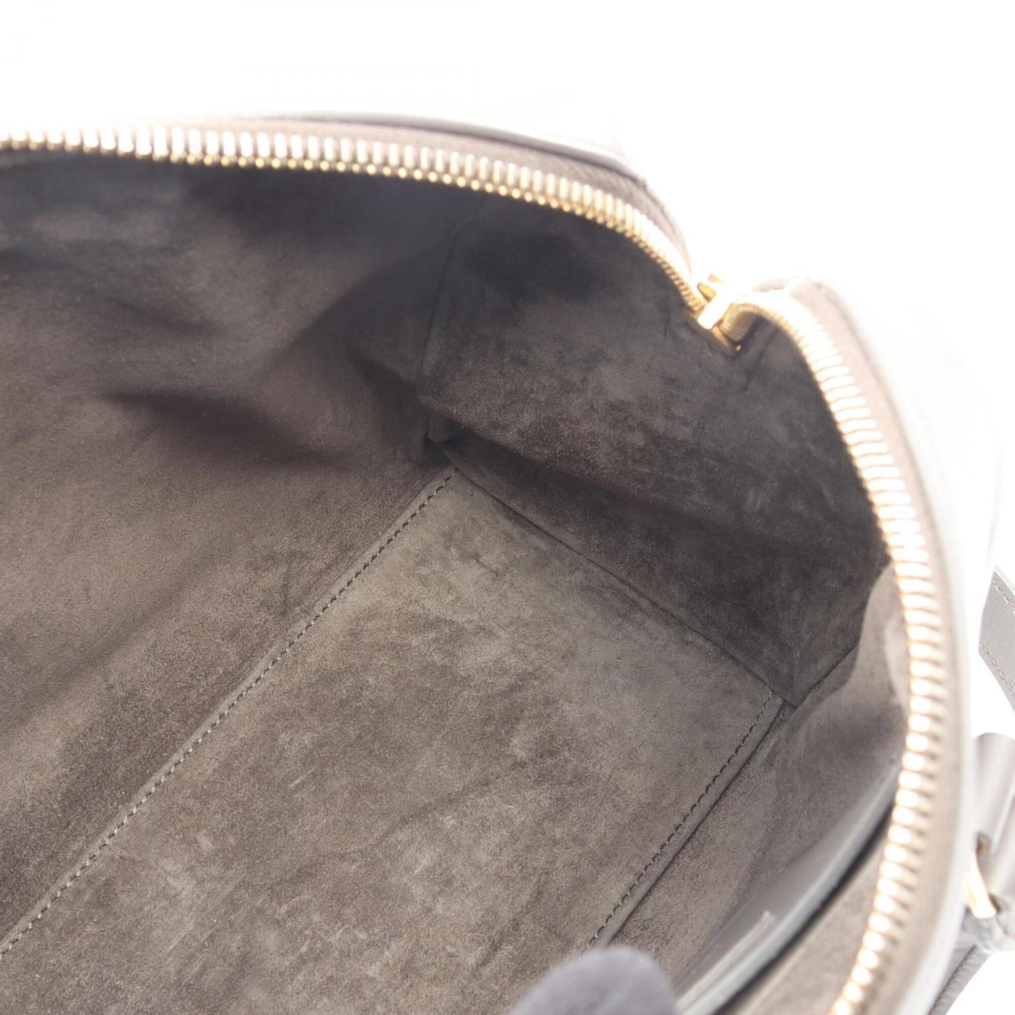 Yves Saint Laurent Gray Leather Handbag (Pre-Owned)