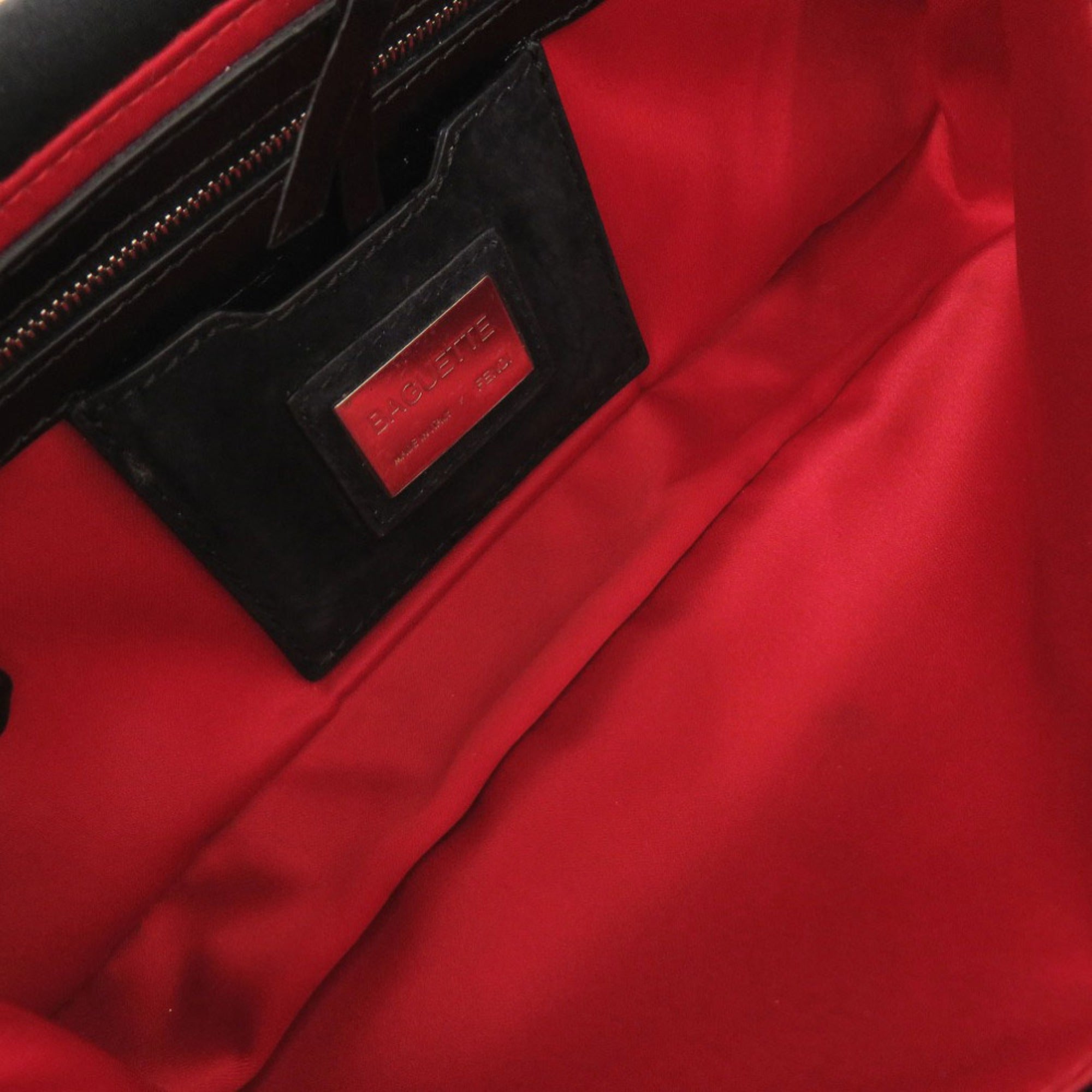 Fendi Black Leather Handbag (Pre-Owned)