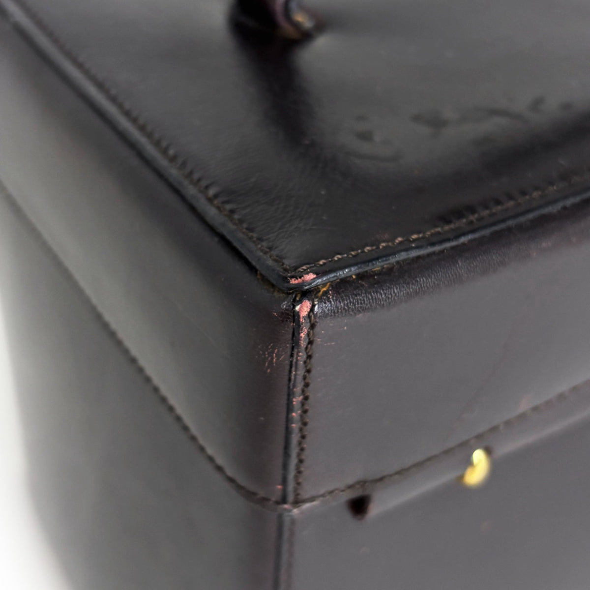 Celine Brown Leather Handbag Pouch (Pre-Owned)