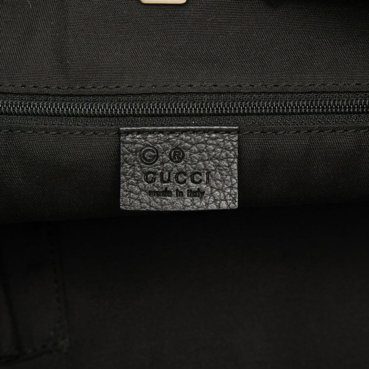 Gucci Gg Canvas Black Gg Canvas Leather Tote Bag (Pre-Owned)