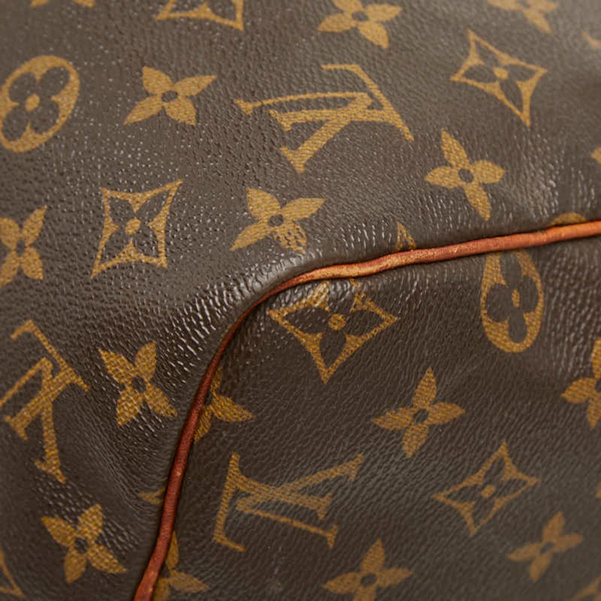 Louis Vuitton Brown Monogram Pvc Leather Boston Bag Handbag (Pre-Owned)