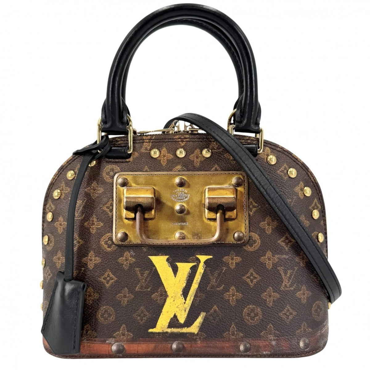 Louis Vuitton Brown Monogram Handbag Shoulder Bag (Pre-Owned)